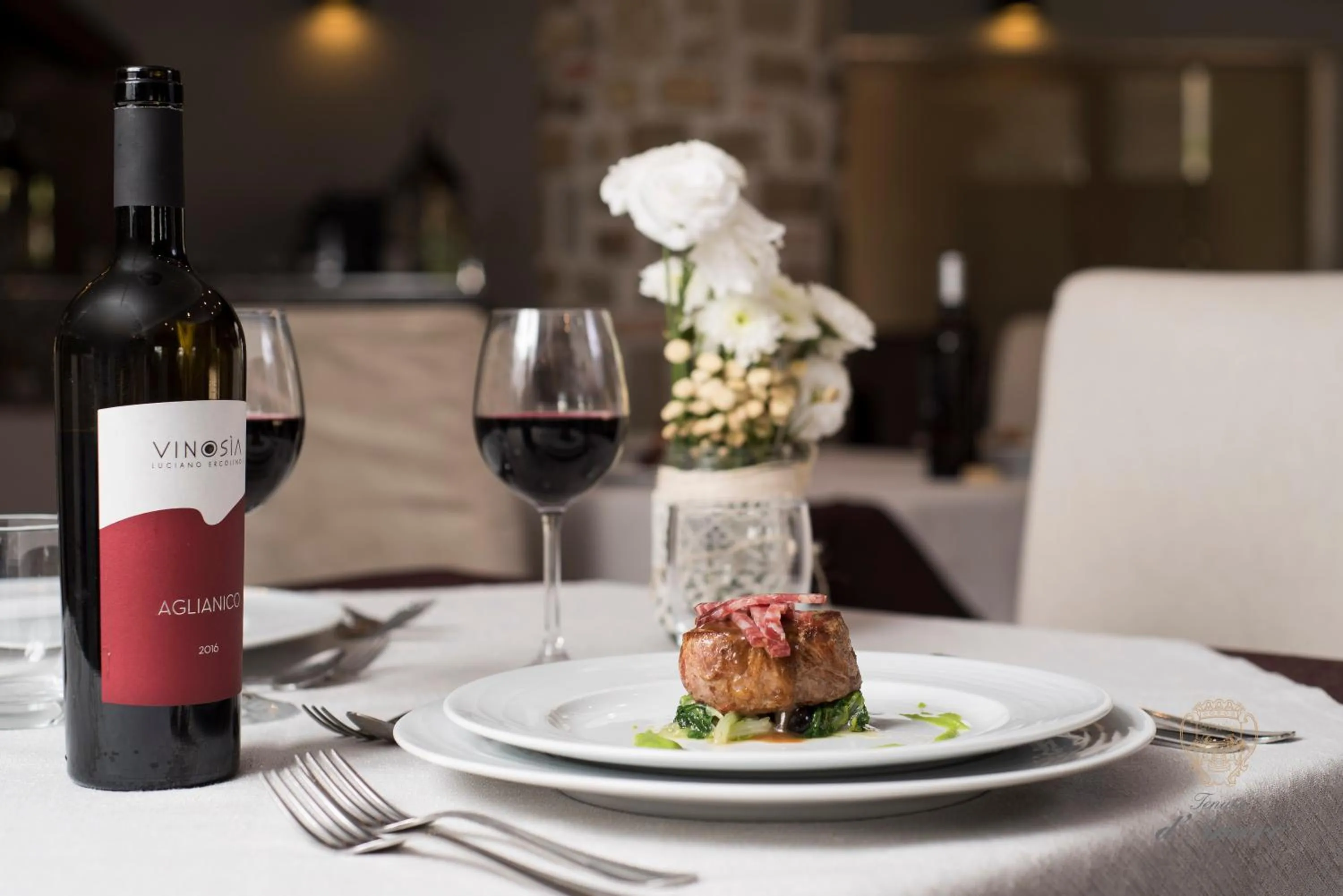 Food and drinks in Tenuta D'Amore