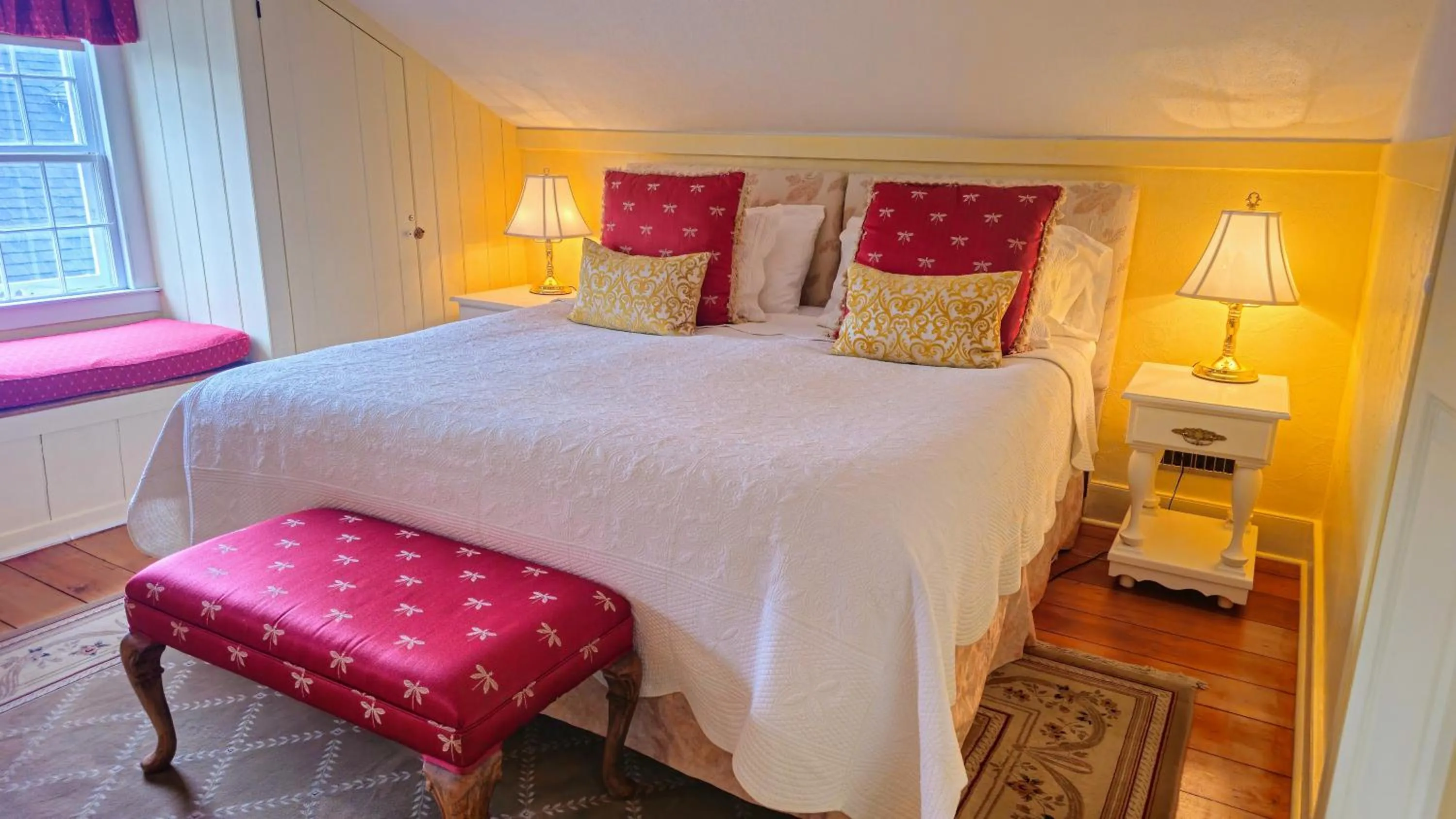 Bed in Historic Wilson-Guy House