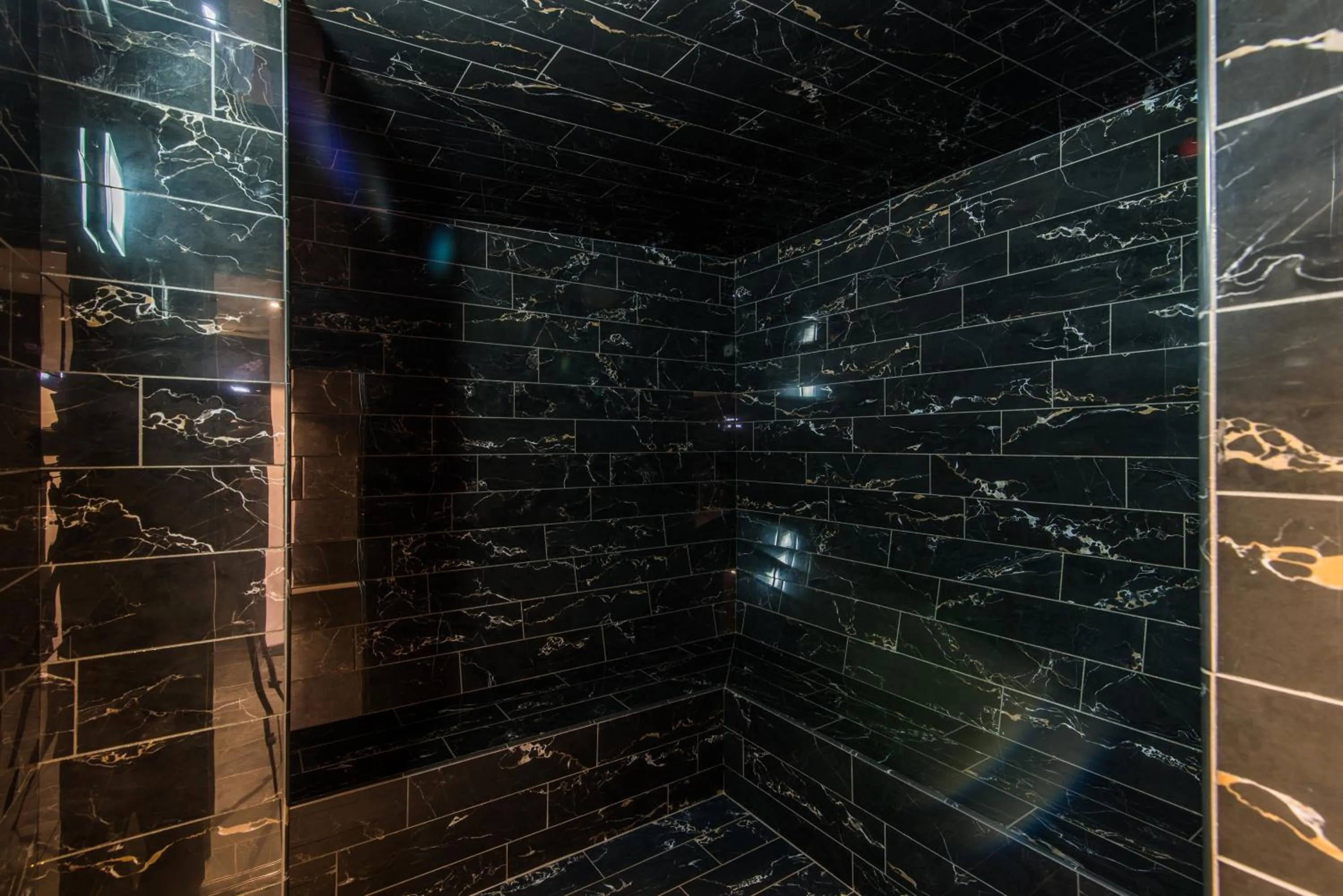 Steam room in Hotel Domaso