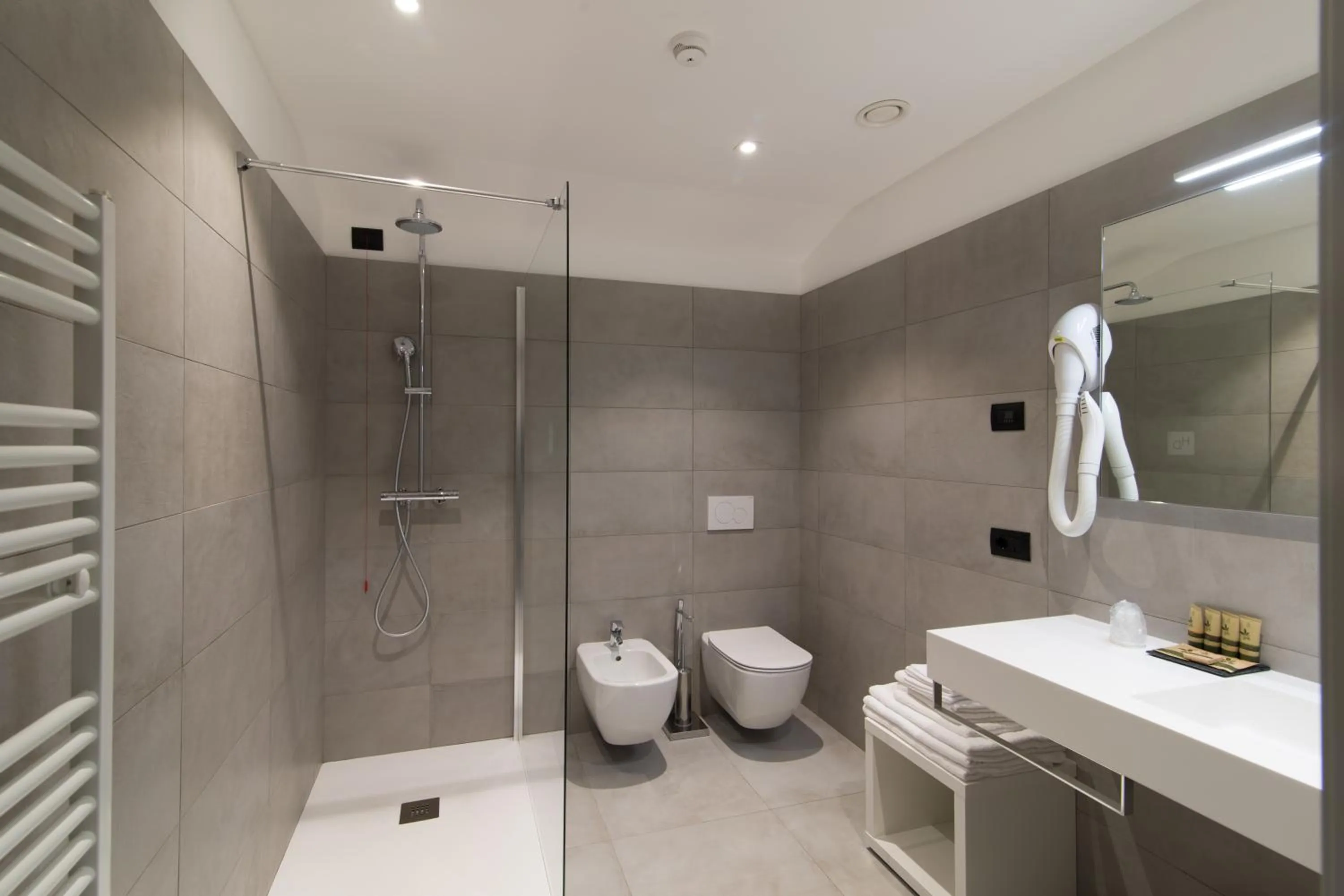 Shower in Hotel Domaso