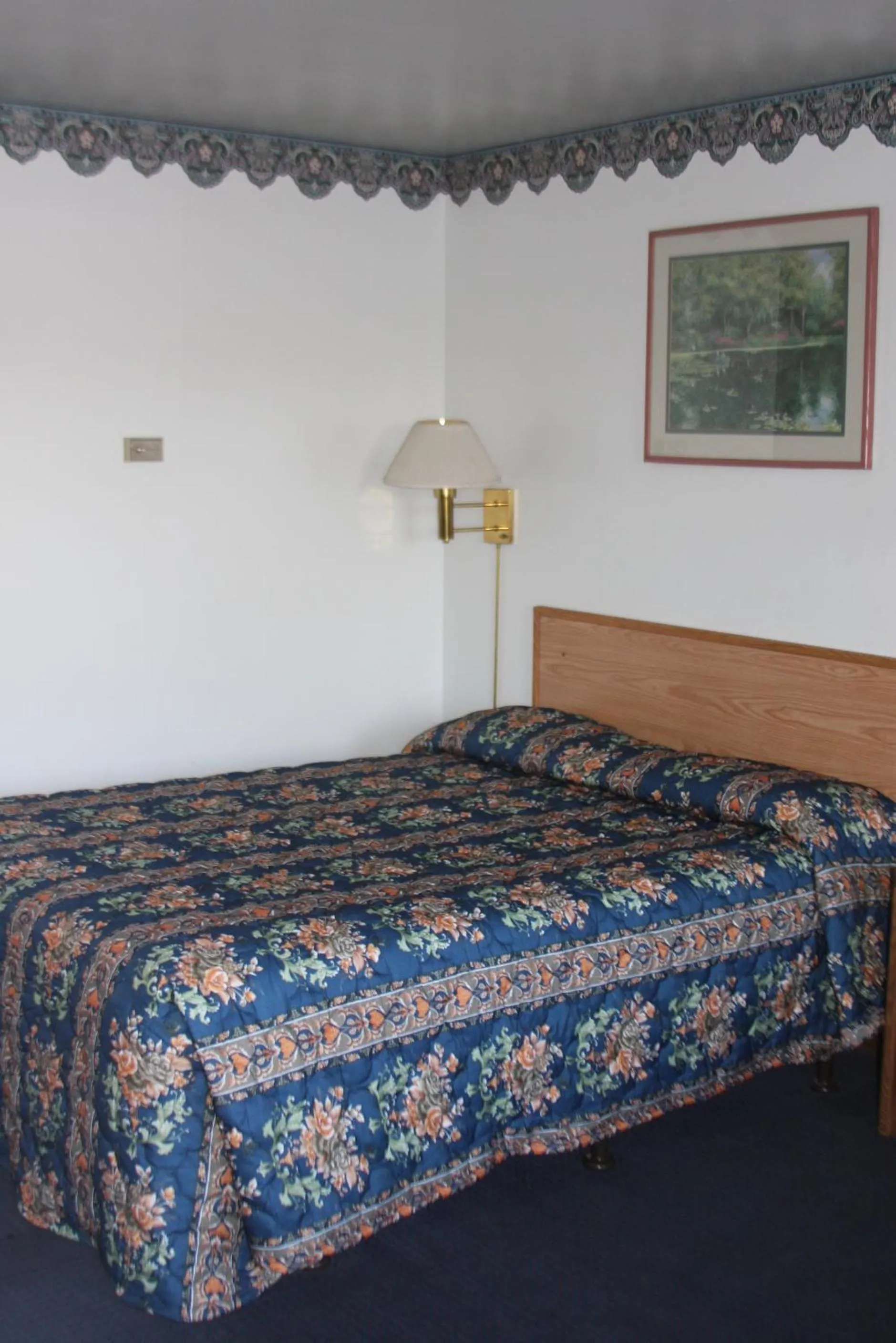 Bed in Viking Jr. Motel