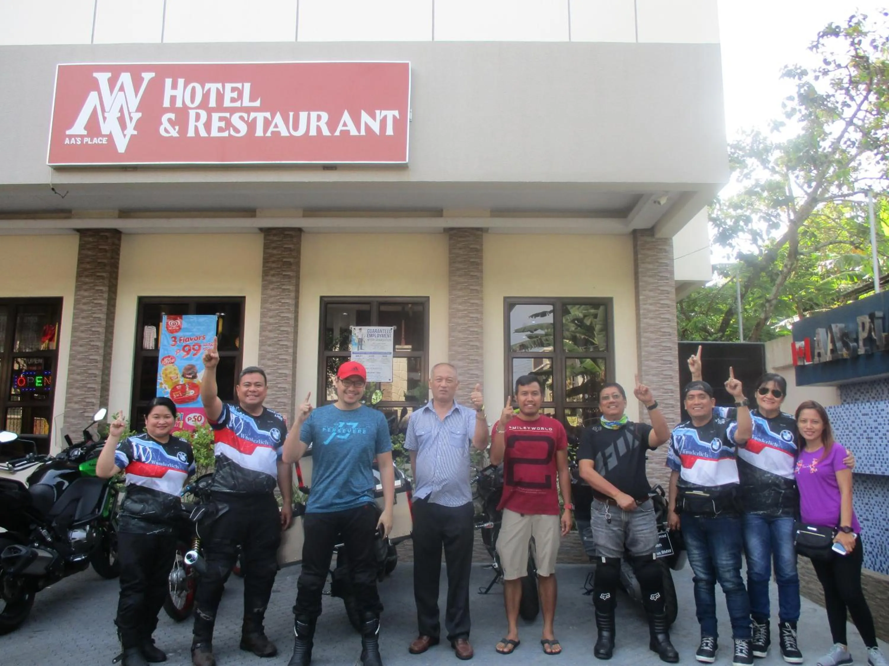 Property building in WMV Hotel & Restaurant