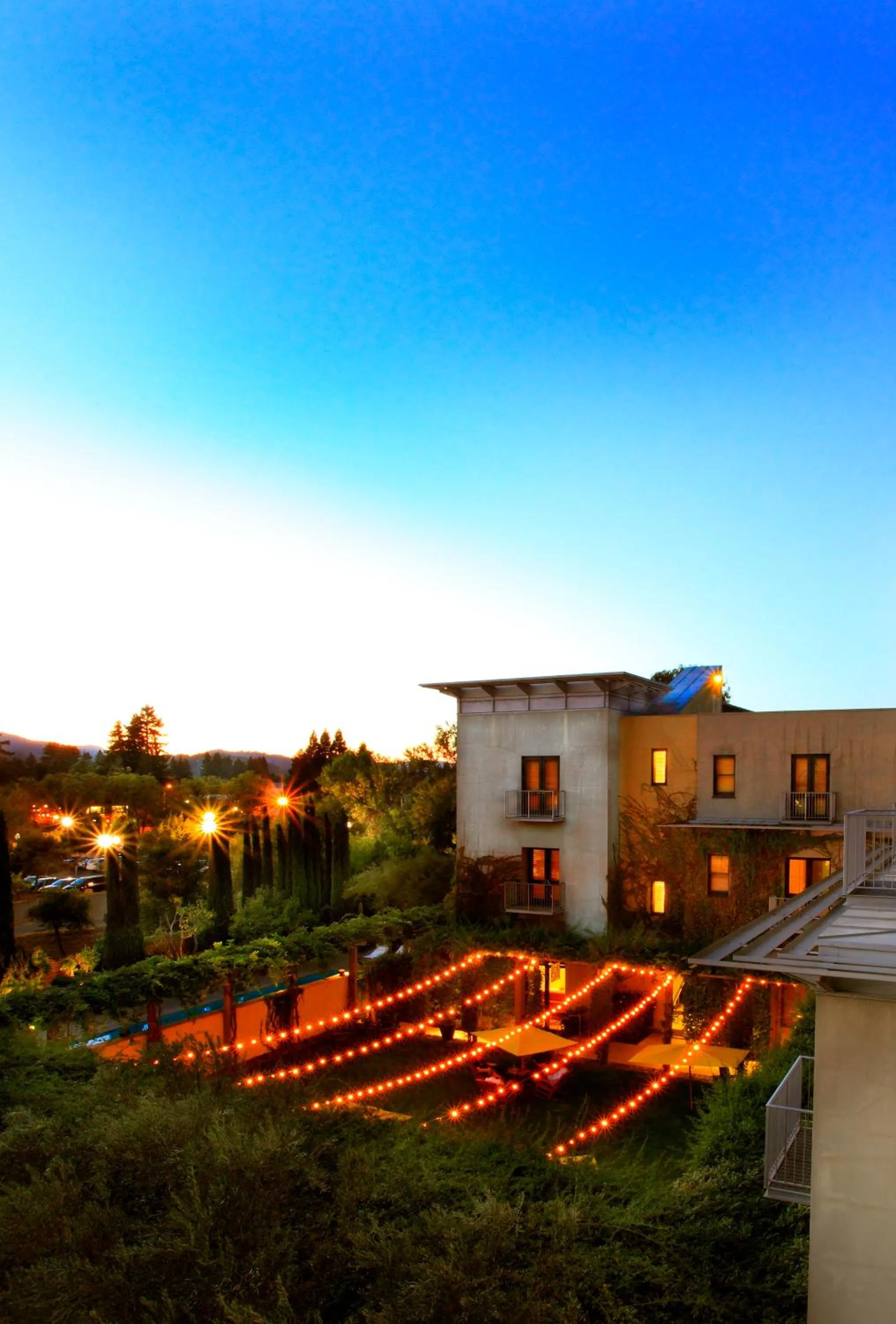 Bird's eye view in Hotel Healdsburg