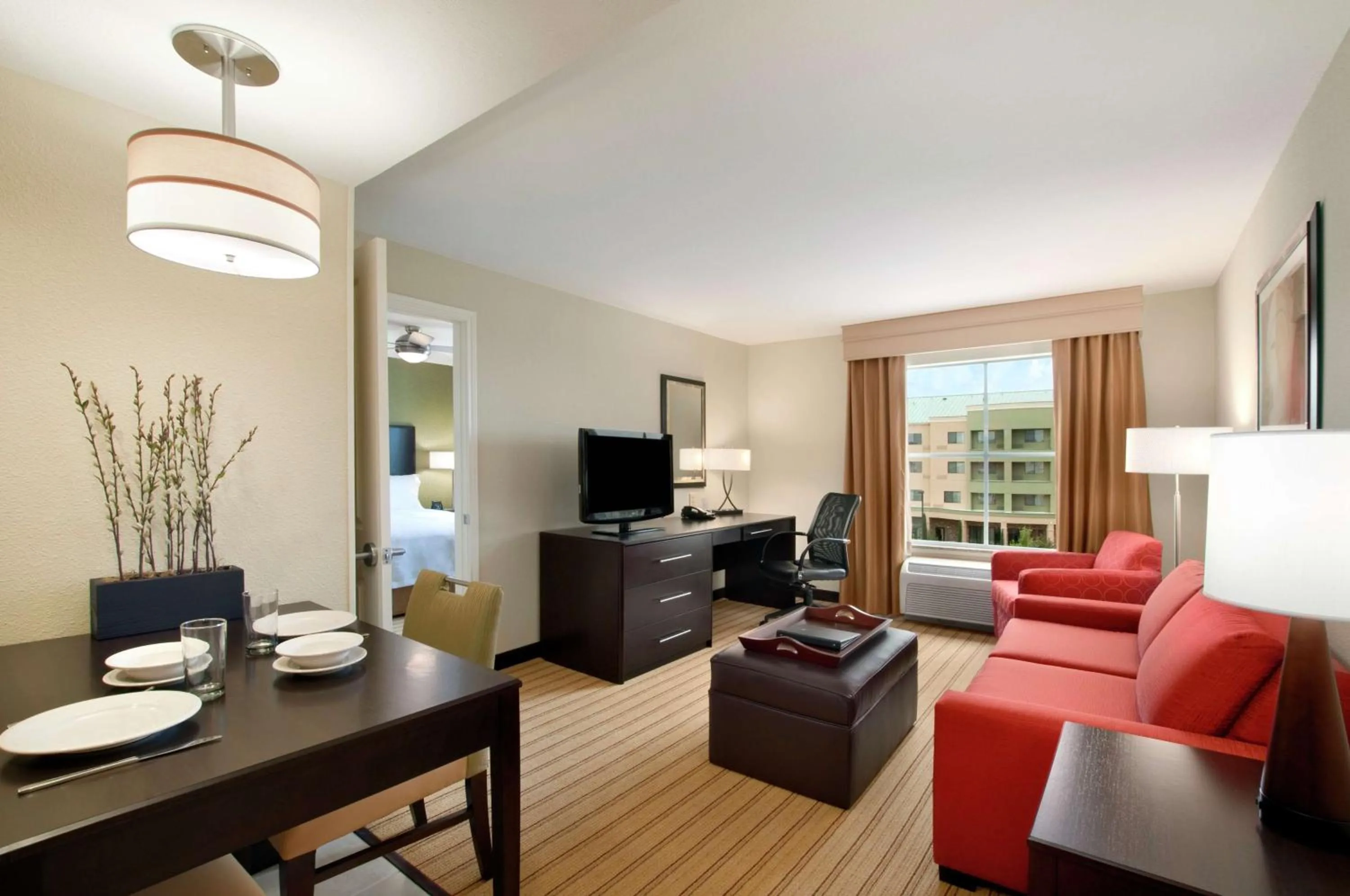 Bedroom in Homewood Suites by Hilton Fort Worth West at Cityview