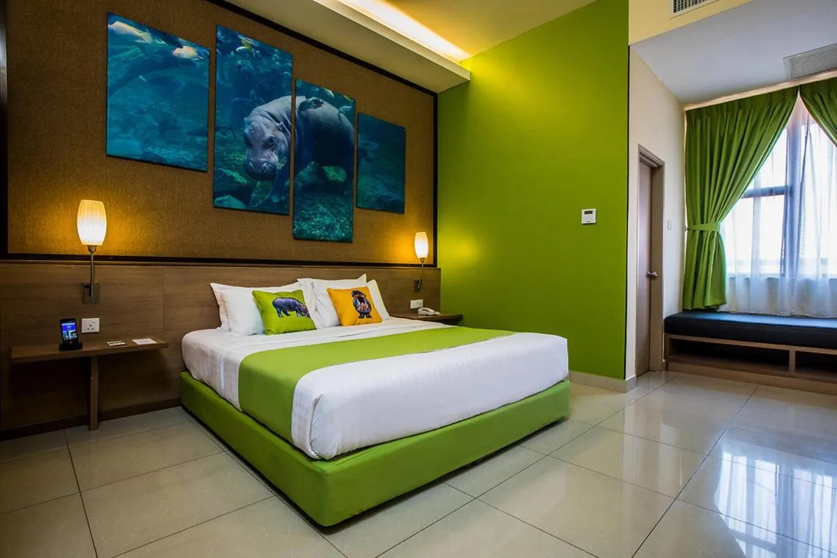 Bed in Sunway Lost World Hotel