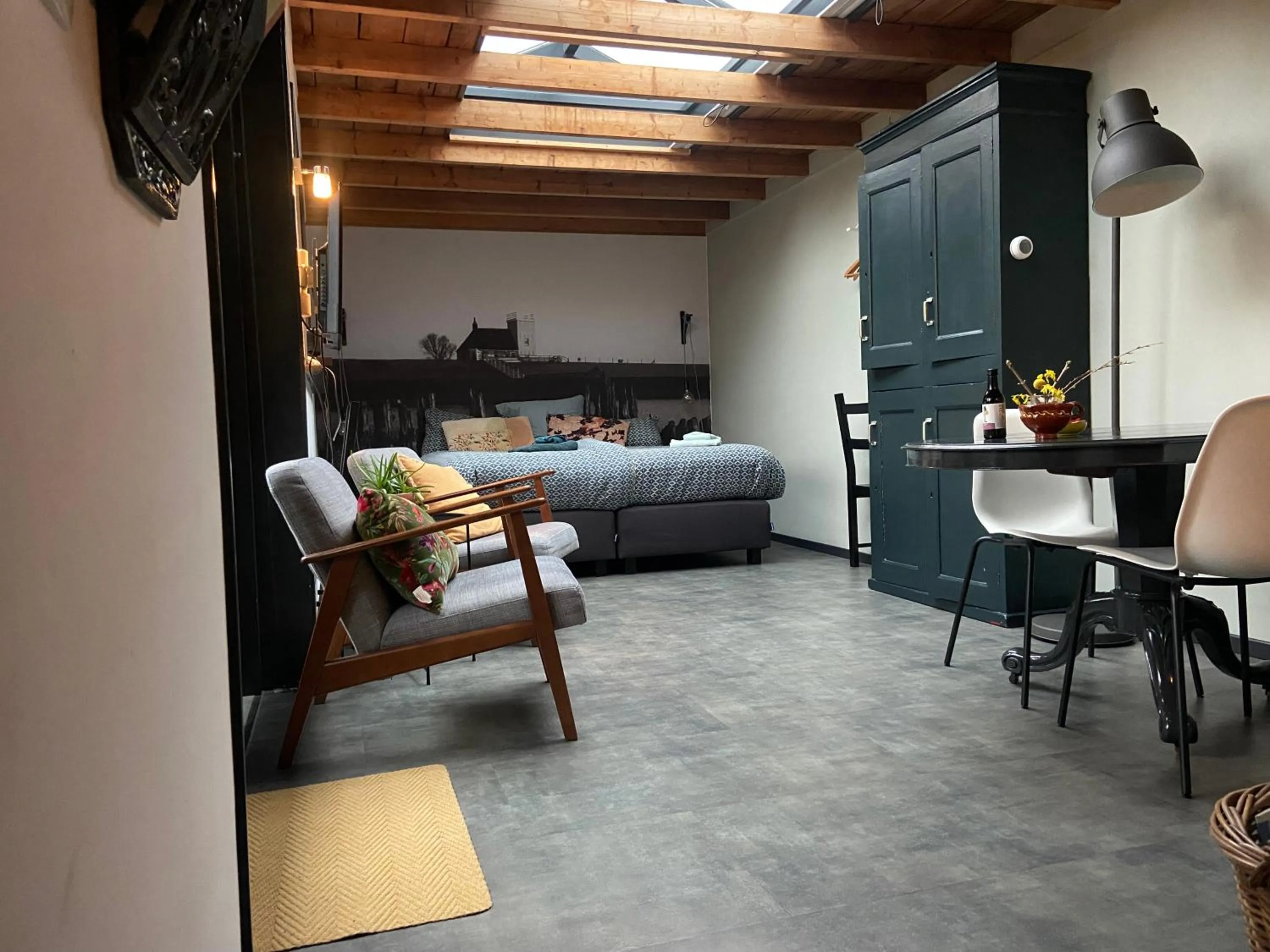 Bed in B&B de Garaazje