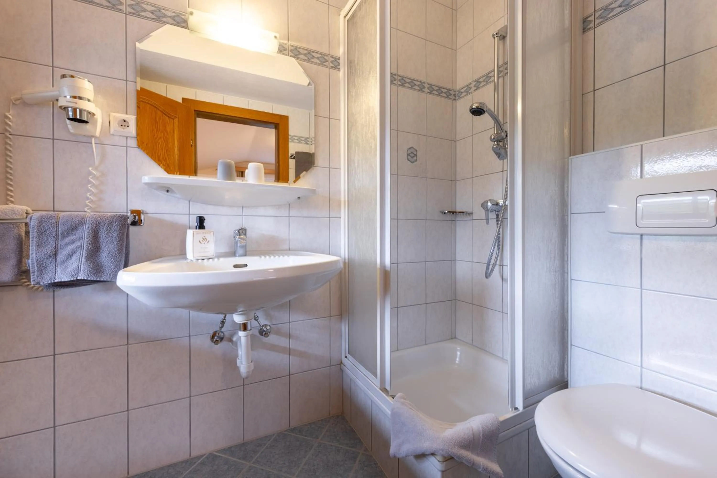 Bathroom in ApartHotel Holzerhof