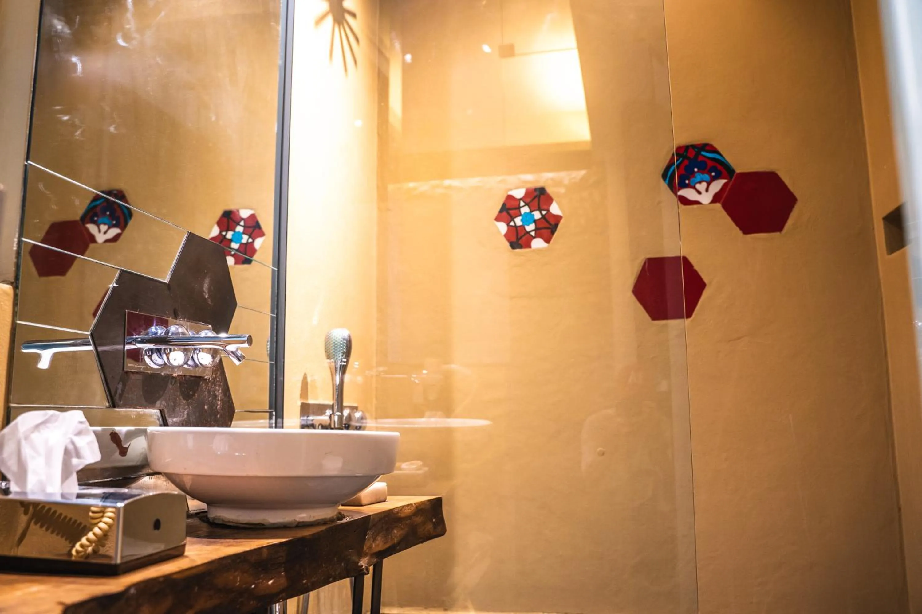 Bathroom in West Pera Hotel