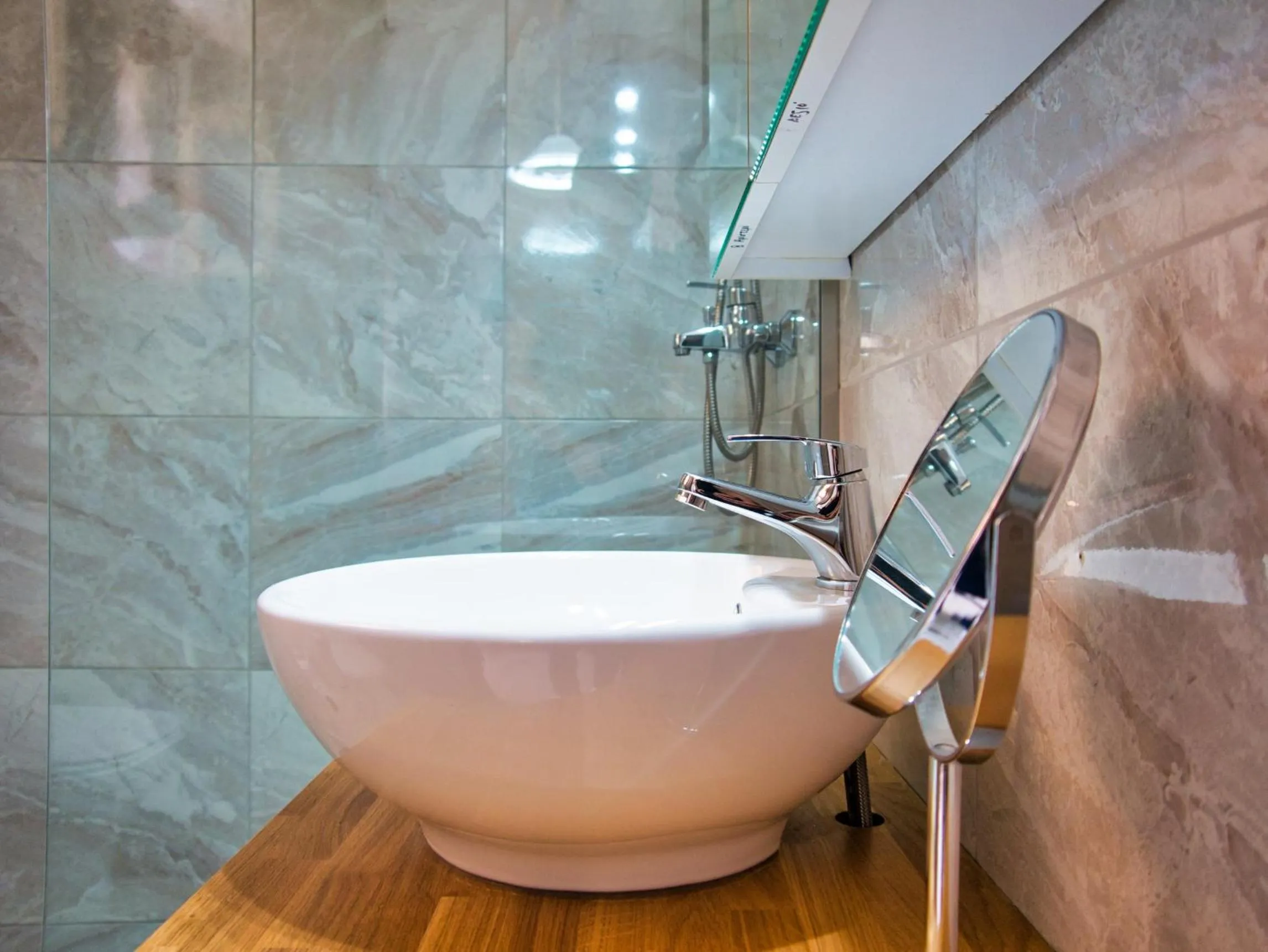 Bathroom in Tria Adelphia