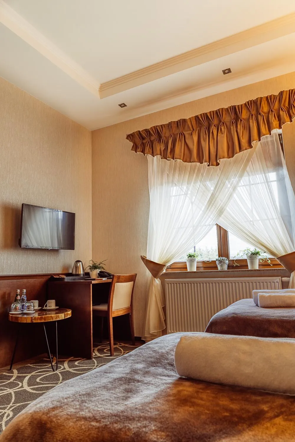 Bed in Hotel Dwór Choiny