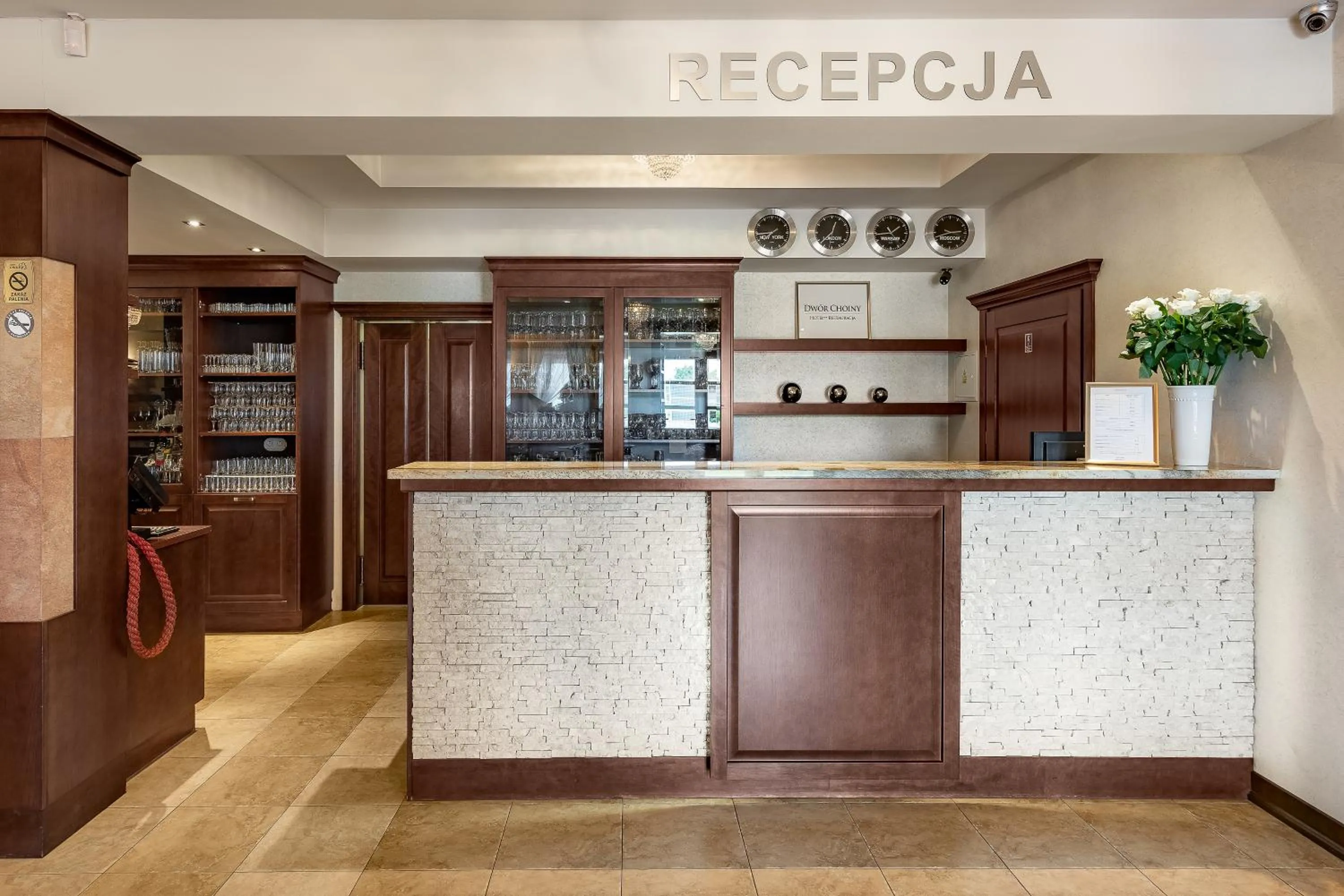 Lobby or reception in Hotel Dwór Choiny