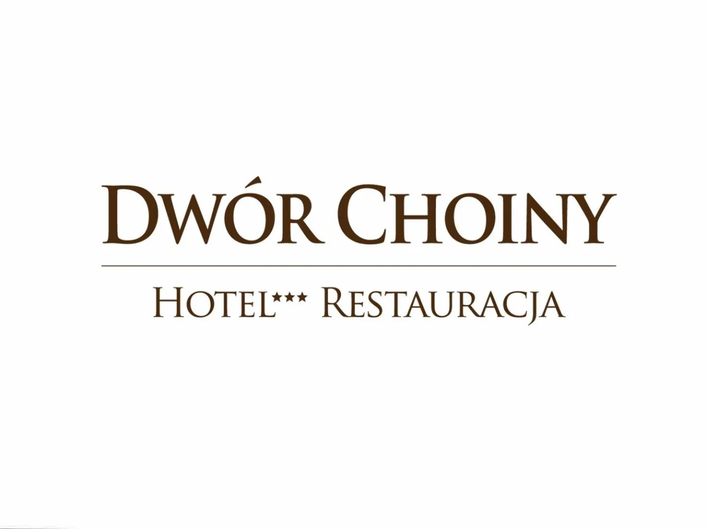 Property logo or sign in Hotel Dwór Choiny