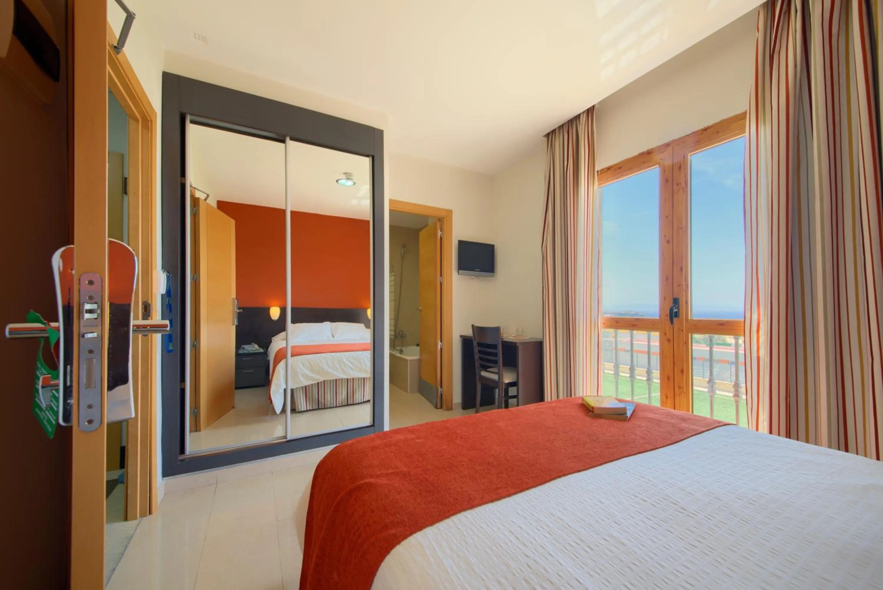 Bed in Hotel La Mirada