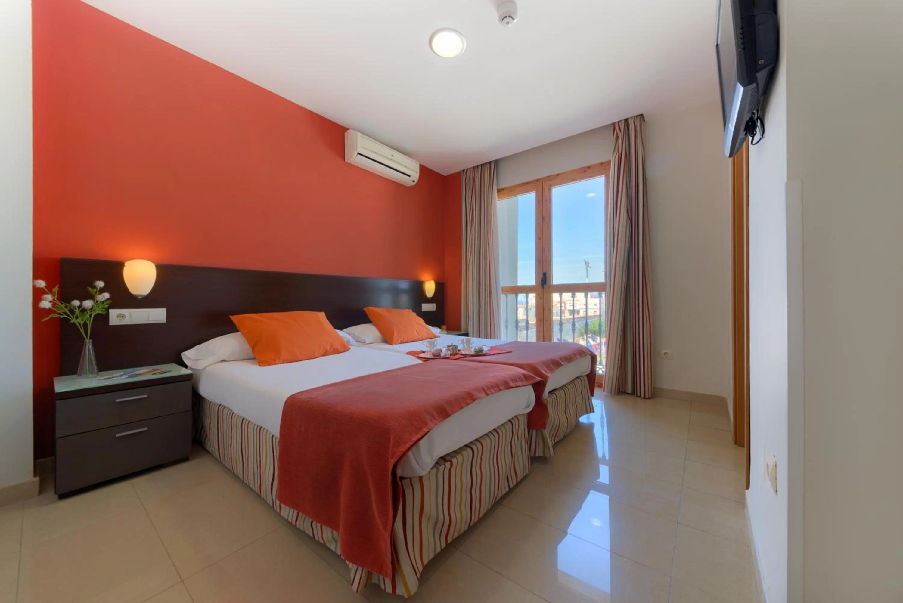 Bed in Hotel La Mirada