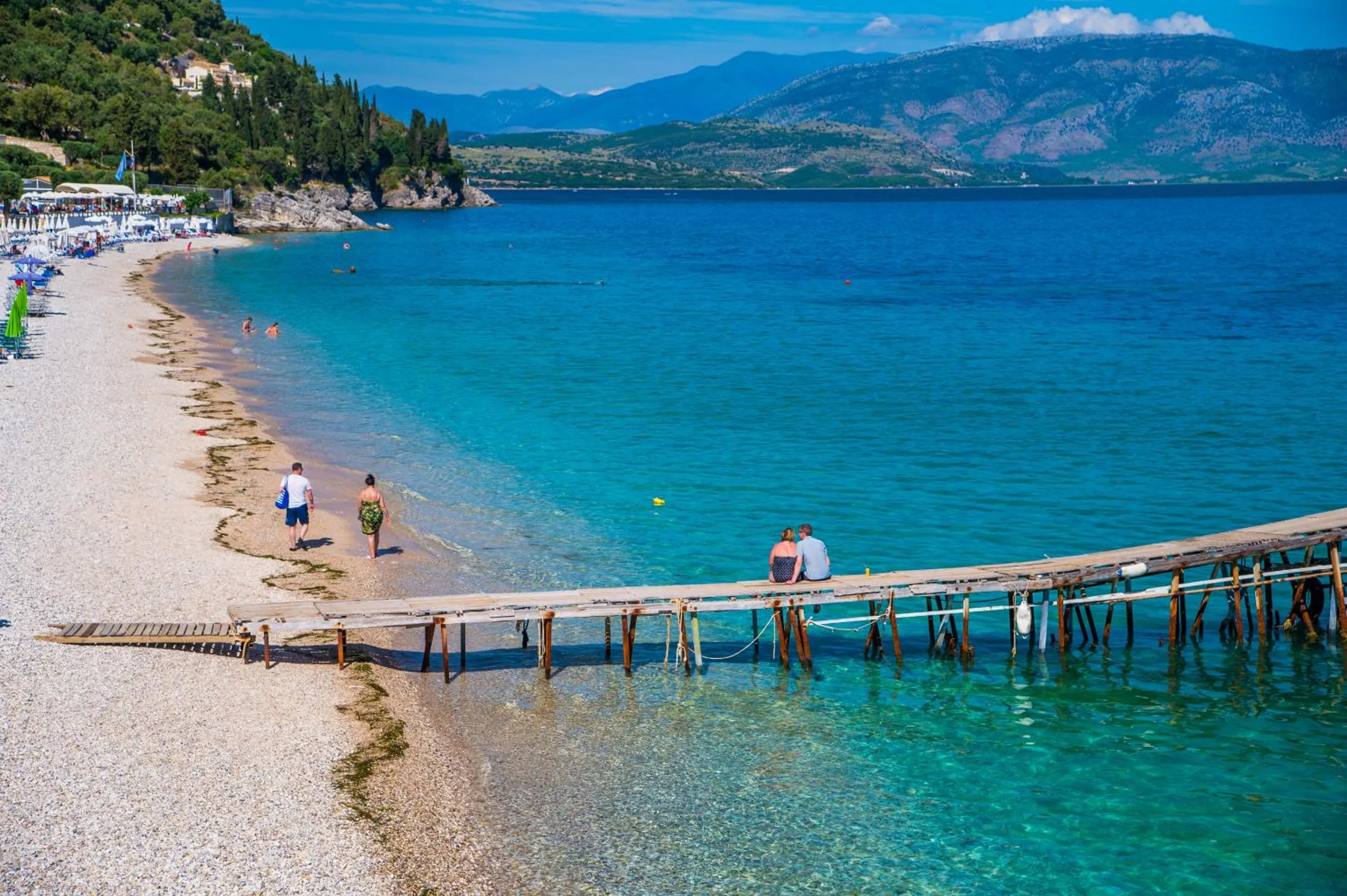 Beach in Krouzeri Beach Apartments