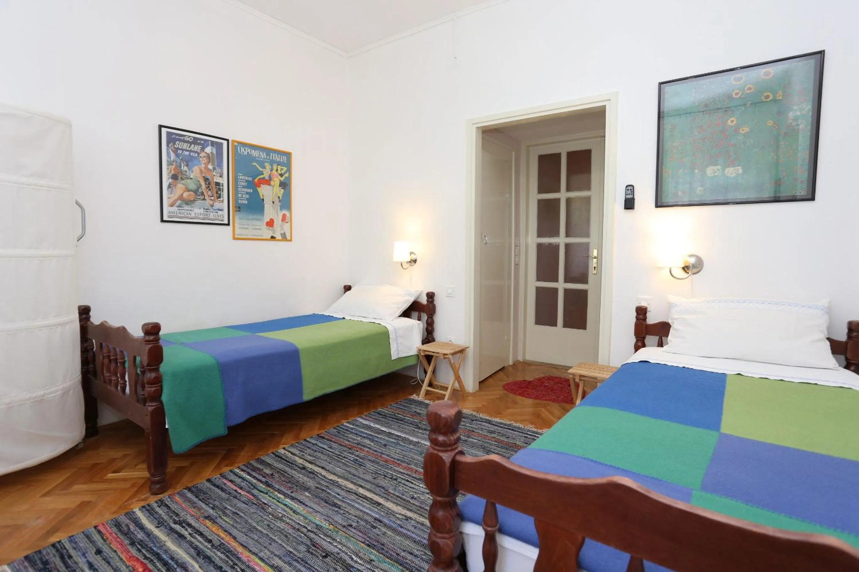 Bedroom, Bed in Twin Room Trpanj 10422b