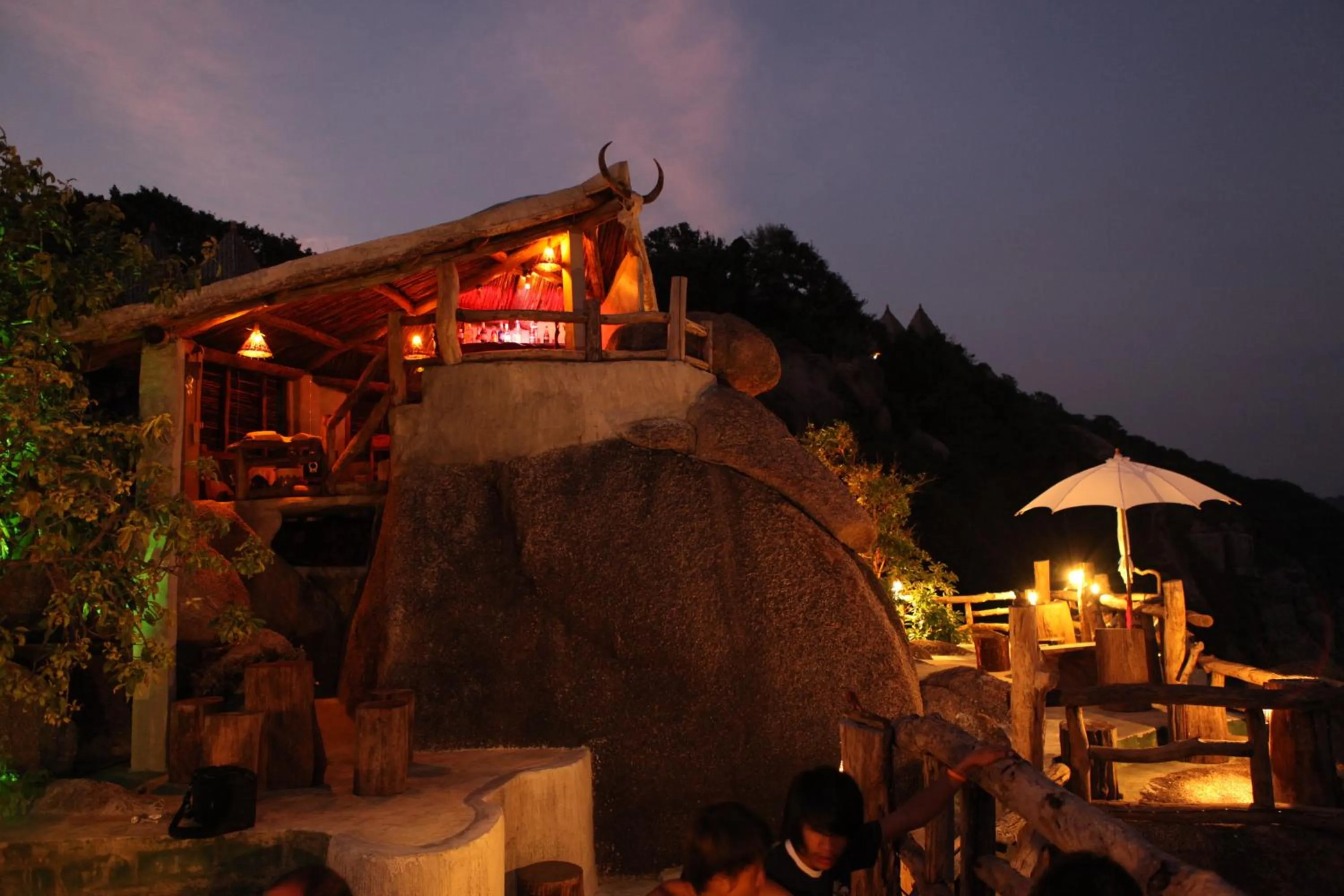 Lounge or bar in Moondance Magic View Bungalow