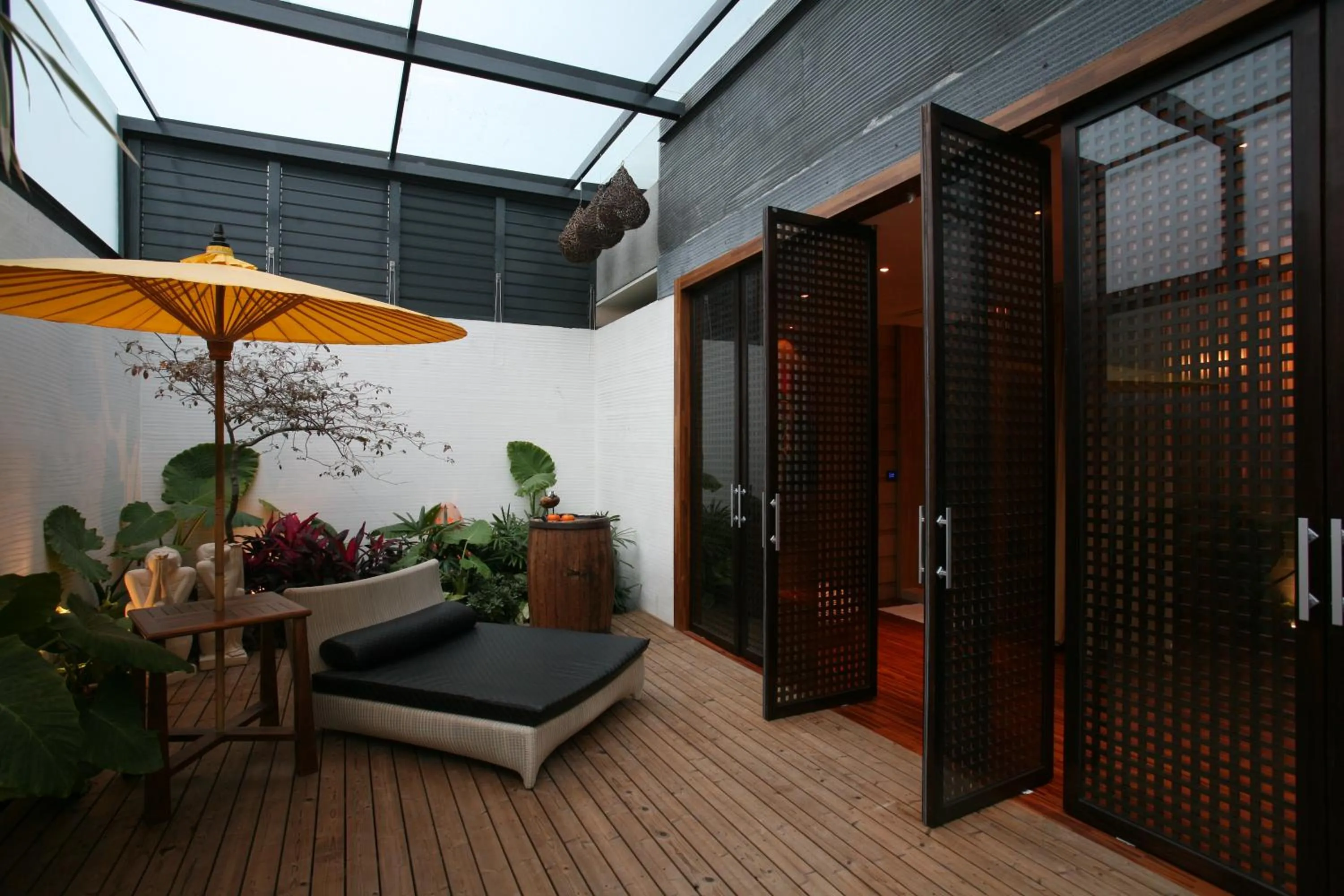 Pool view in Chateau Boutique Motel