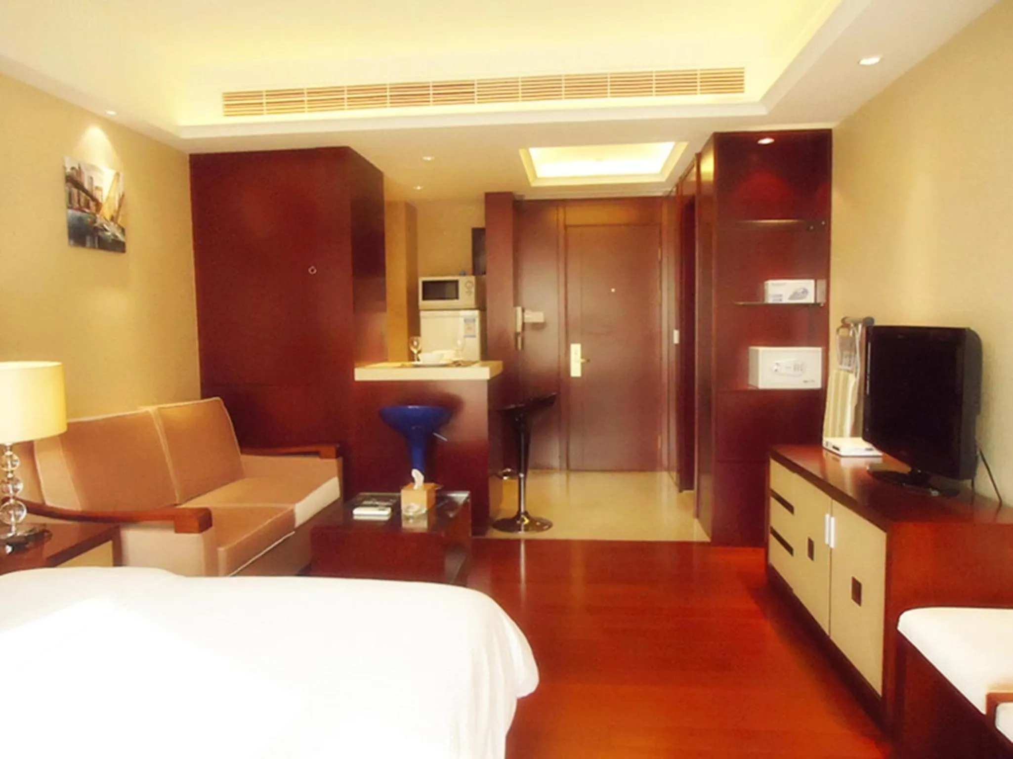 Bedroom, Bed in Ziyuan Service Apartment