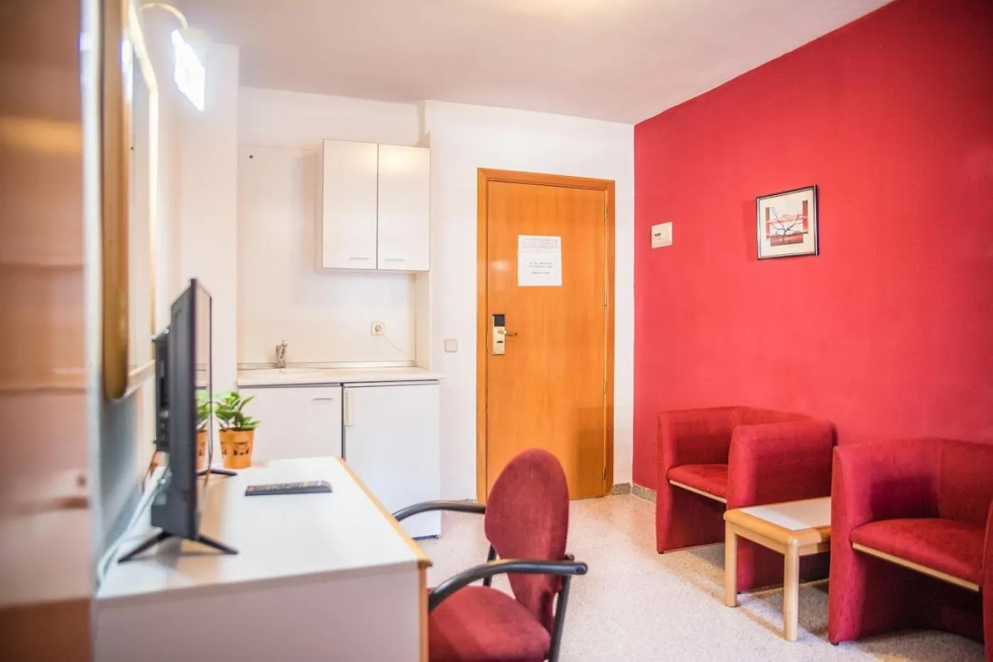 Seating area in Hotel Prado Real