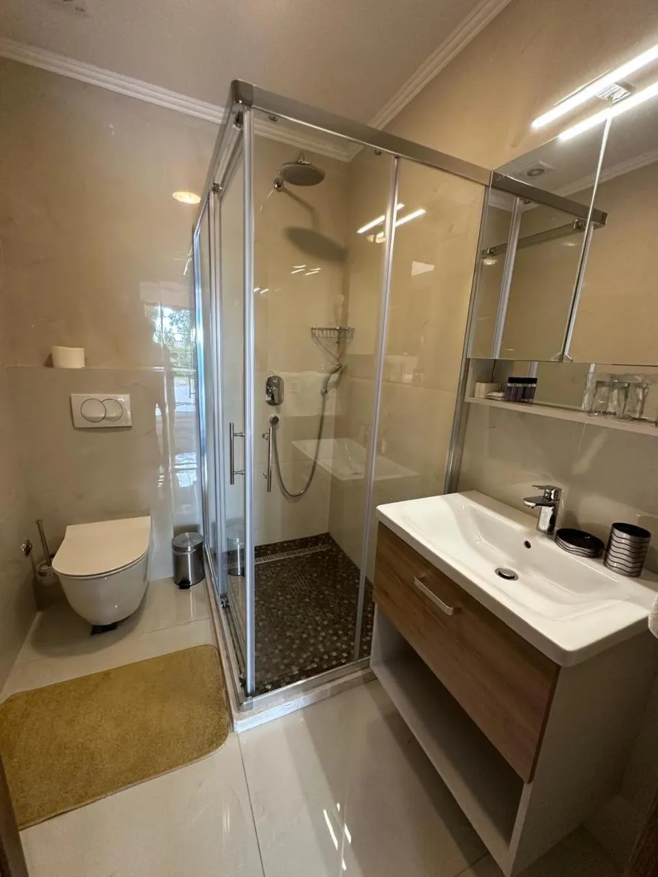 Shower in Meridian Hotel