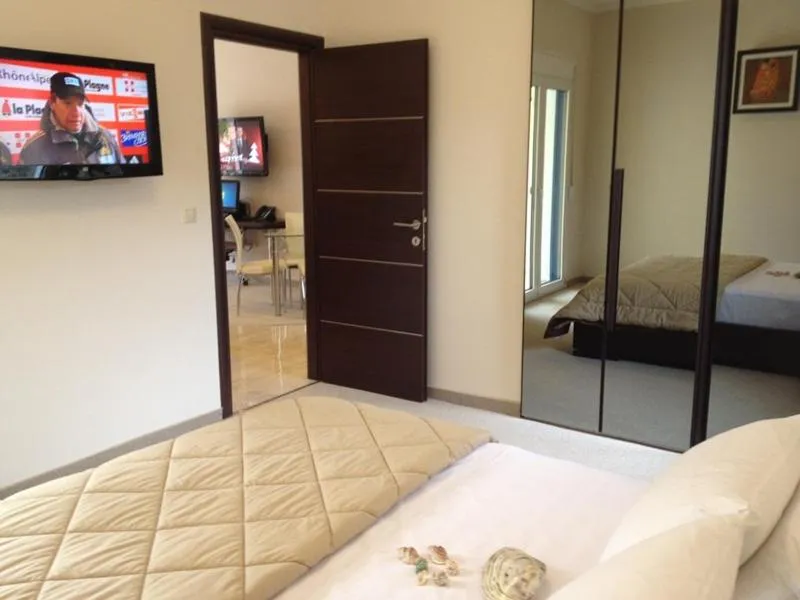 Bed in Pearl Bay Hotel Apartments