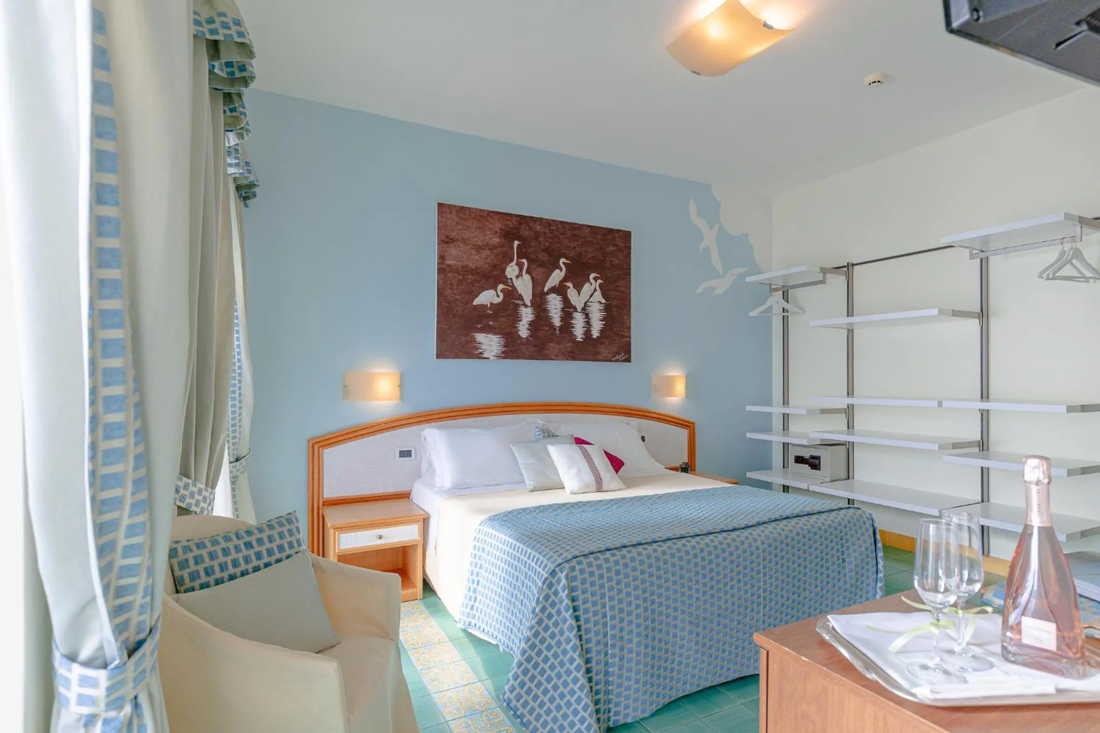 Bed in Grand Hotel Il Ninfeo