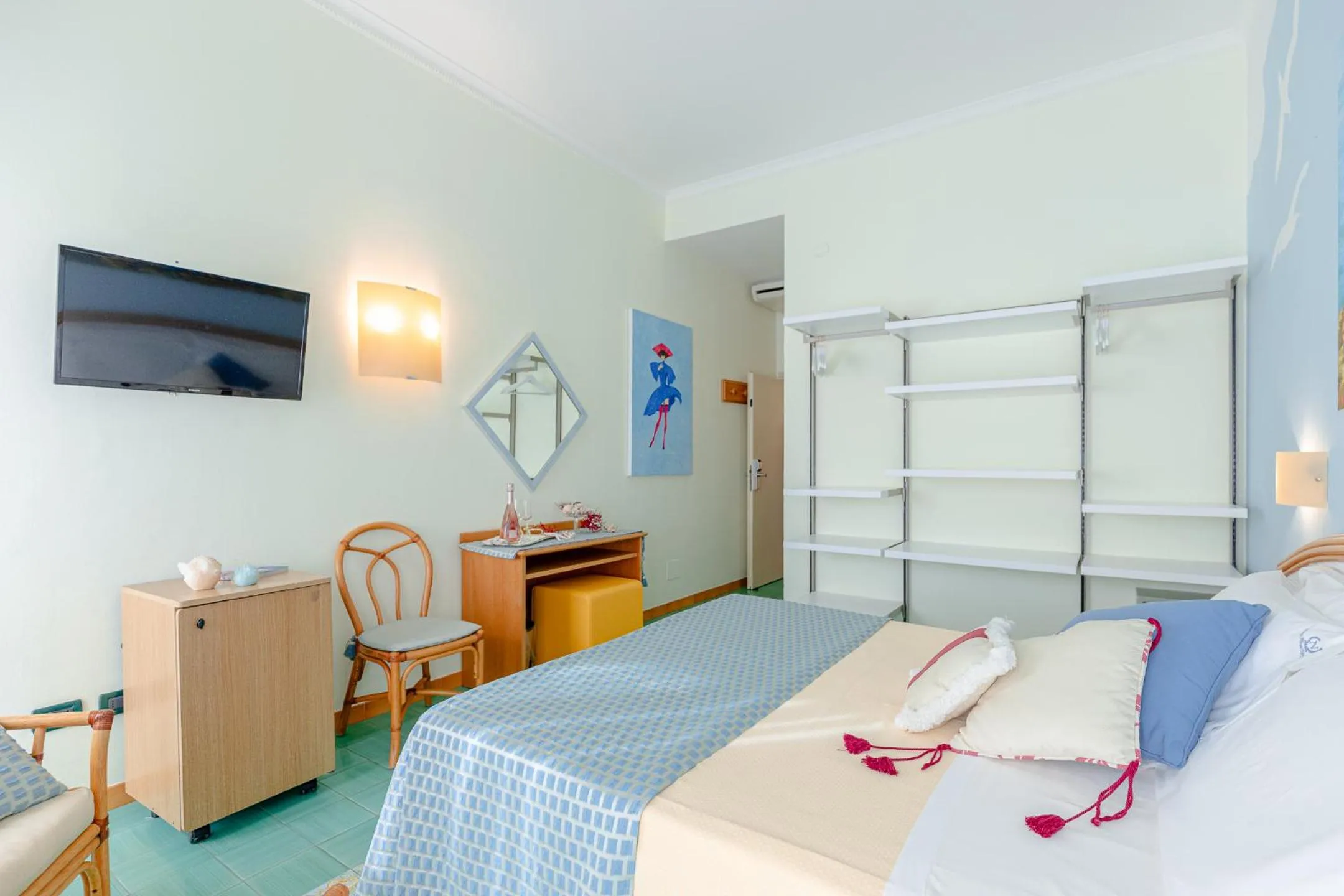 Bed in Grand Hotel Il Ninfeo