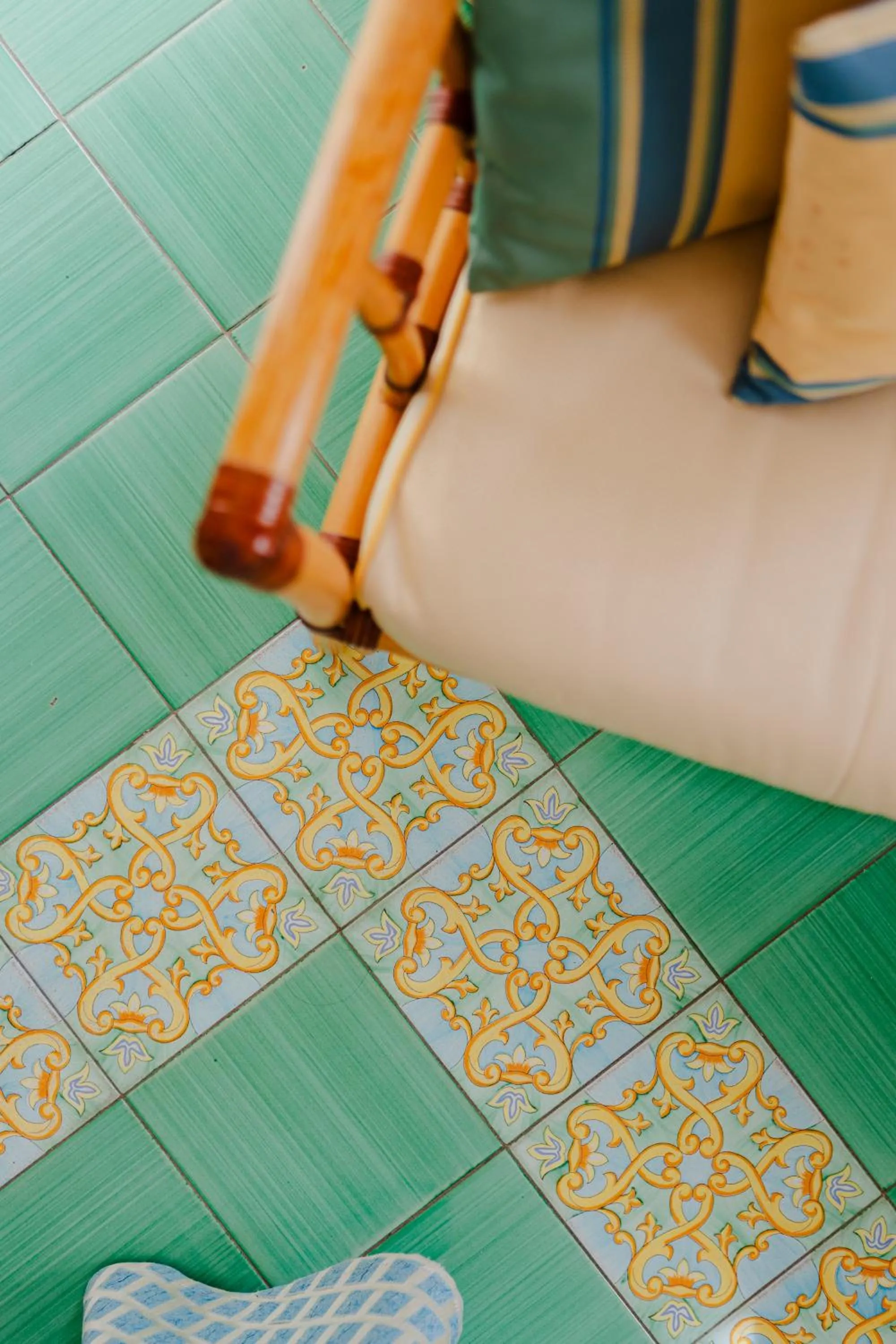 Decorative detail in Grand Hotel Il Ninfeo