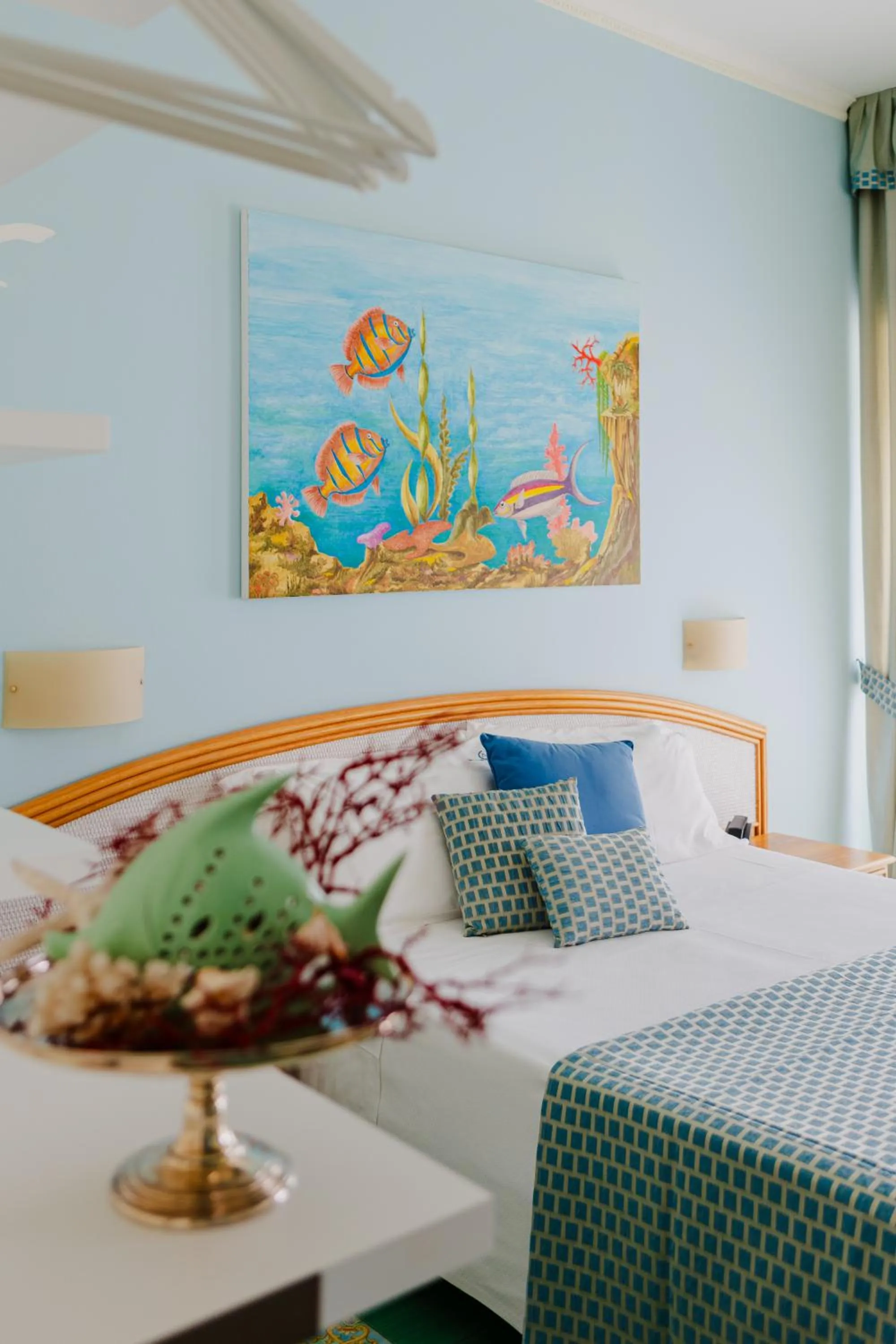 Bed in Grand Hotel Il Ninfeo