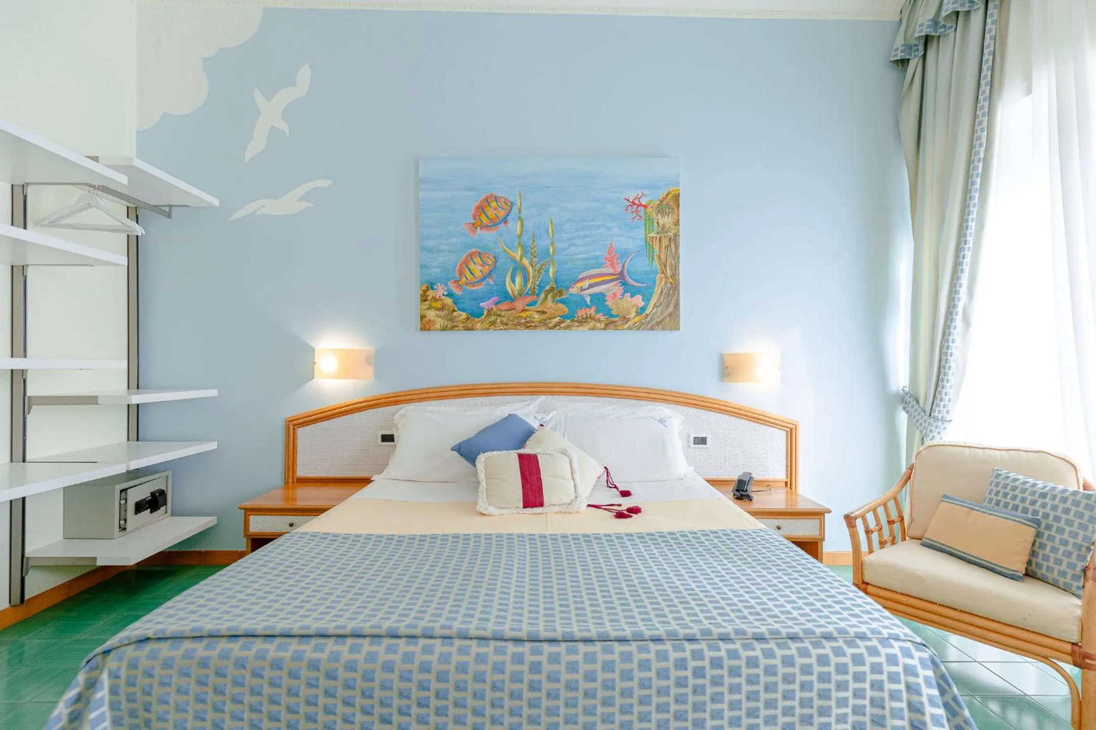 Bedroom, Bed in Grand Hotel Il Ninfeo