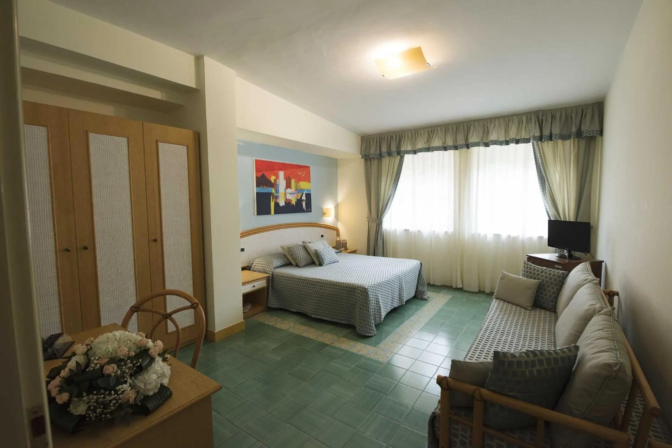 Bed in Grand Hotel Il Ninfeo