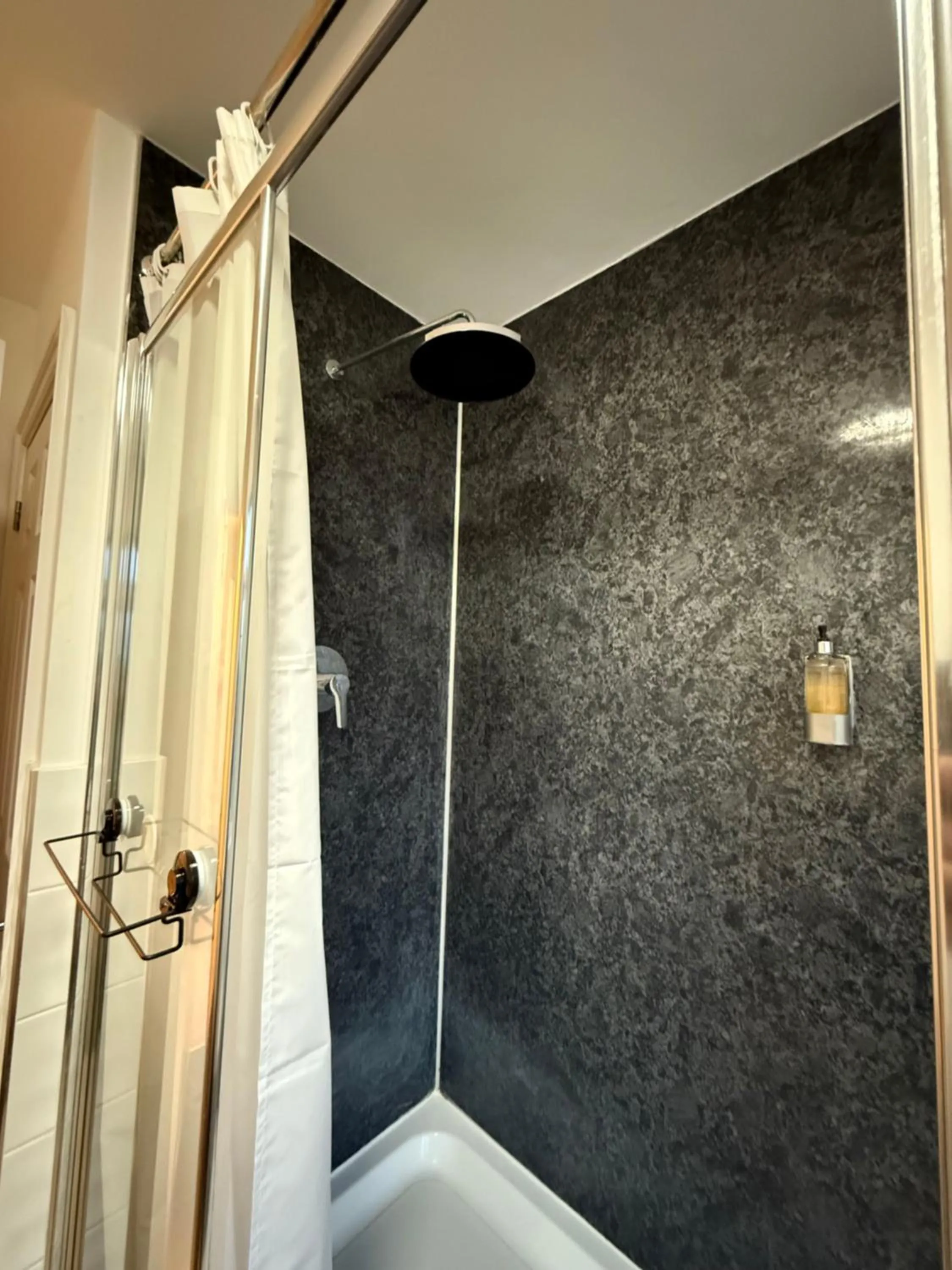 Shower in Clifton House Brighton