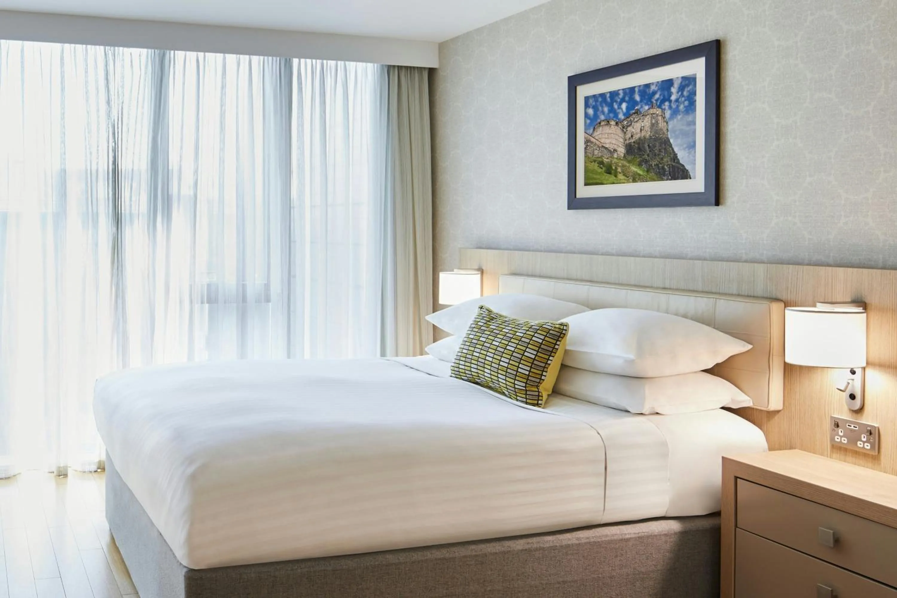 Bedroom, Bed in Residence Inn by Marriott Edinburgh
