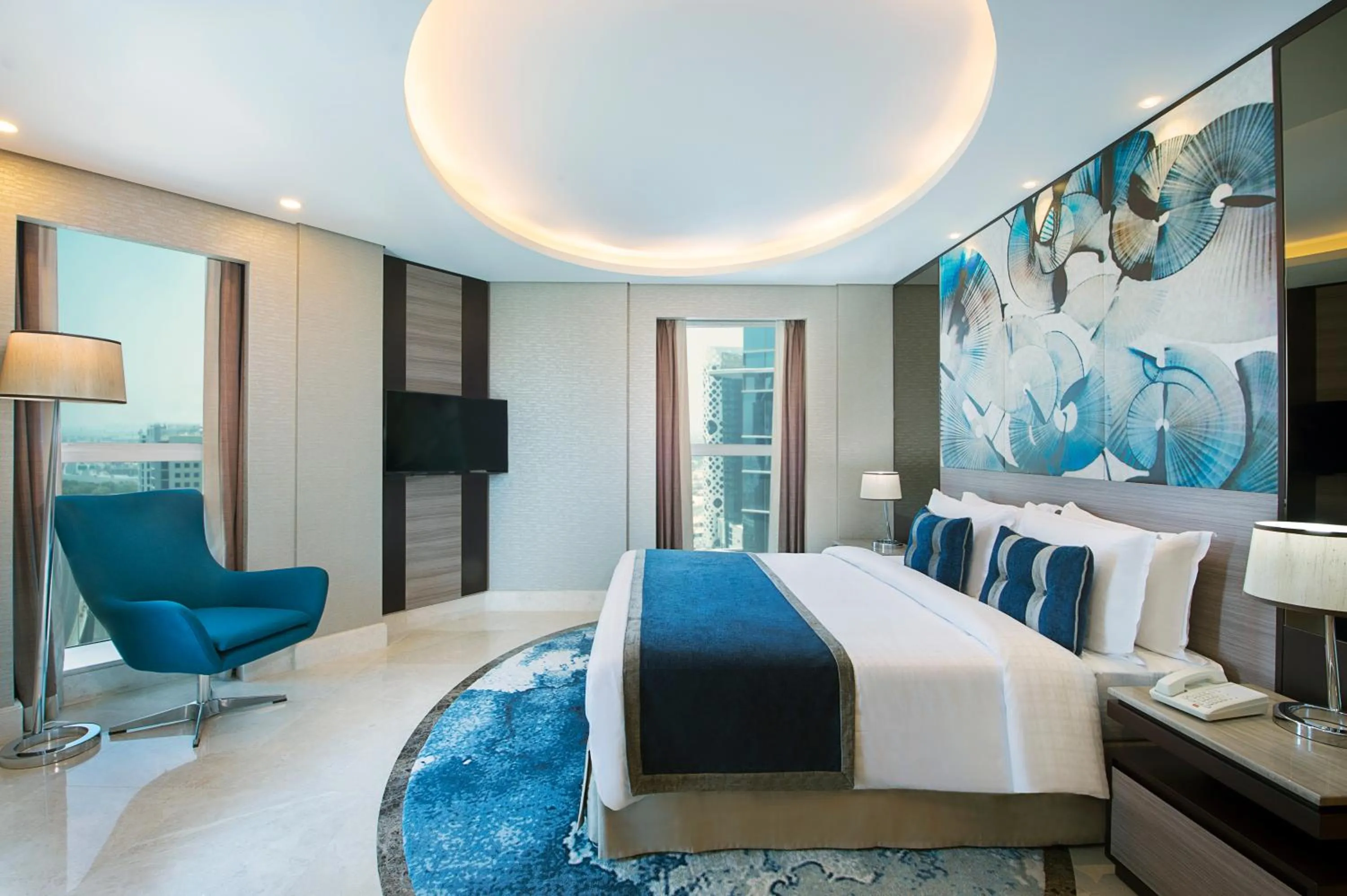 Bedroom, Bed in Gulf Court Hotel Business Bay