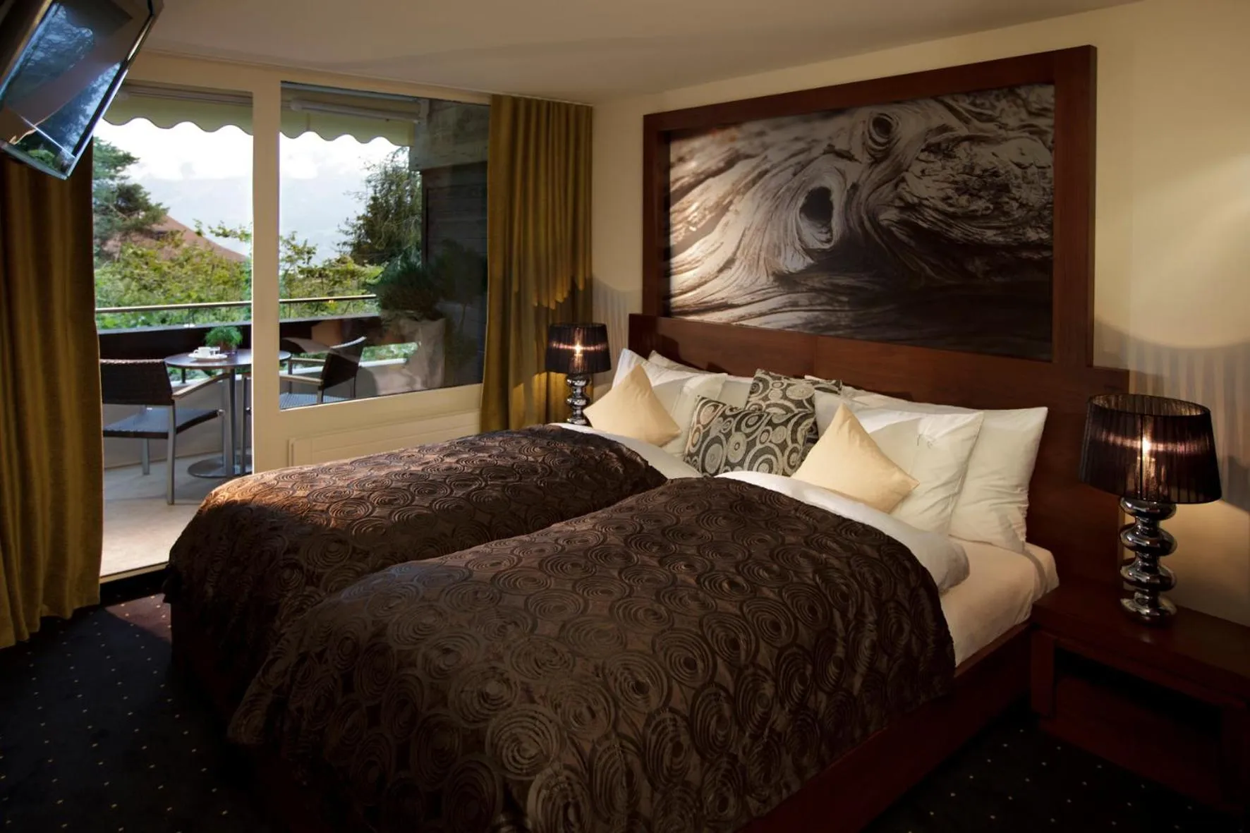 Bed in Hotel Bären Sigriswil