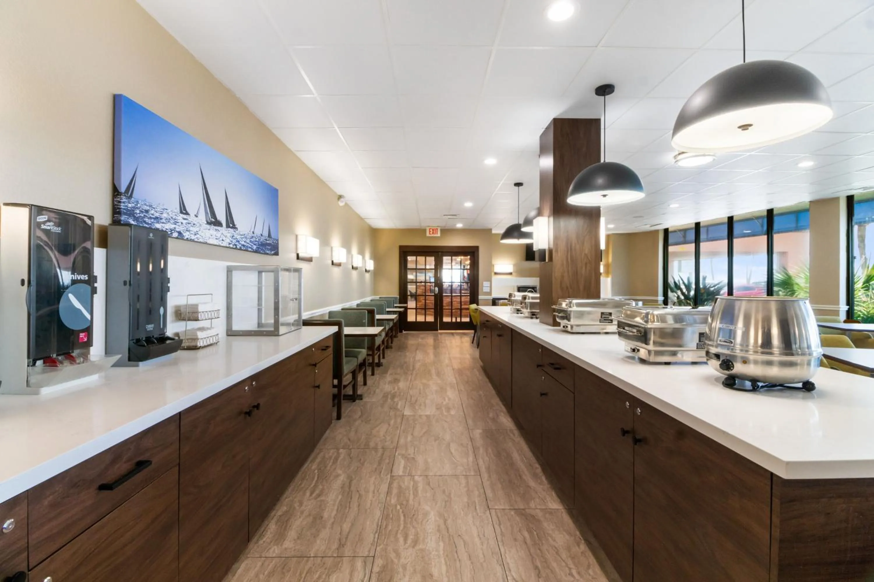 Breakfast in Beachfront Palms Hotel Galveston