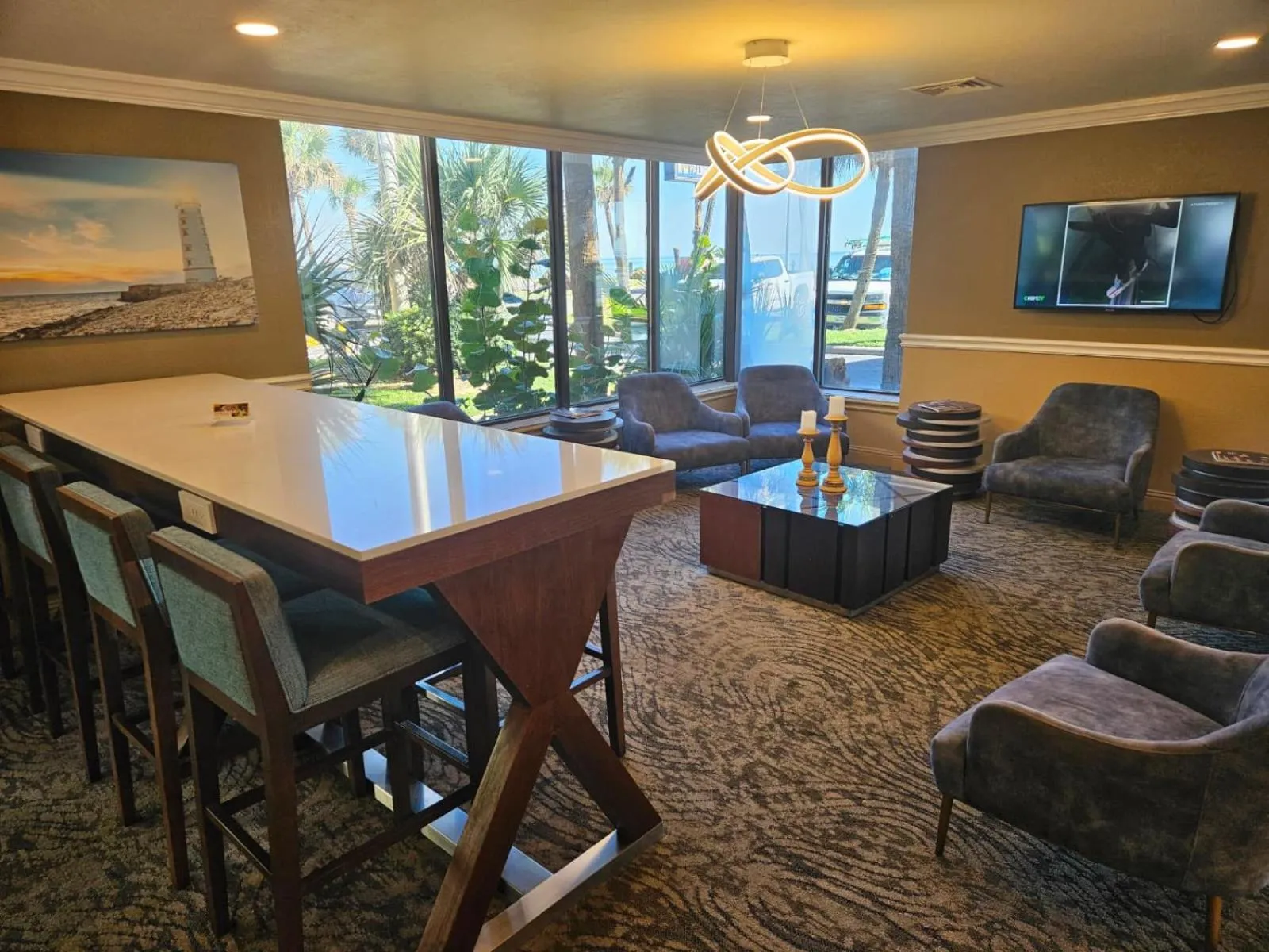 Lobby or reception in Clarion Pointe Galveston - Beachfront