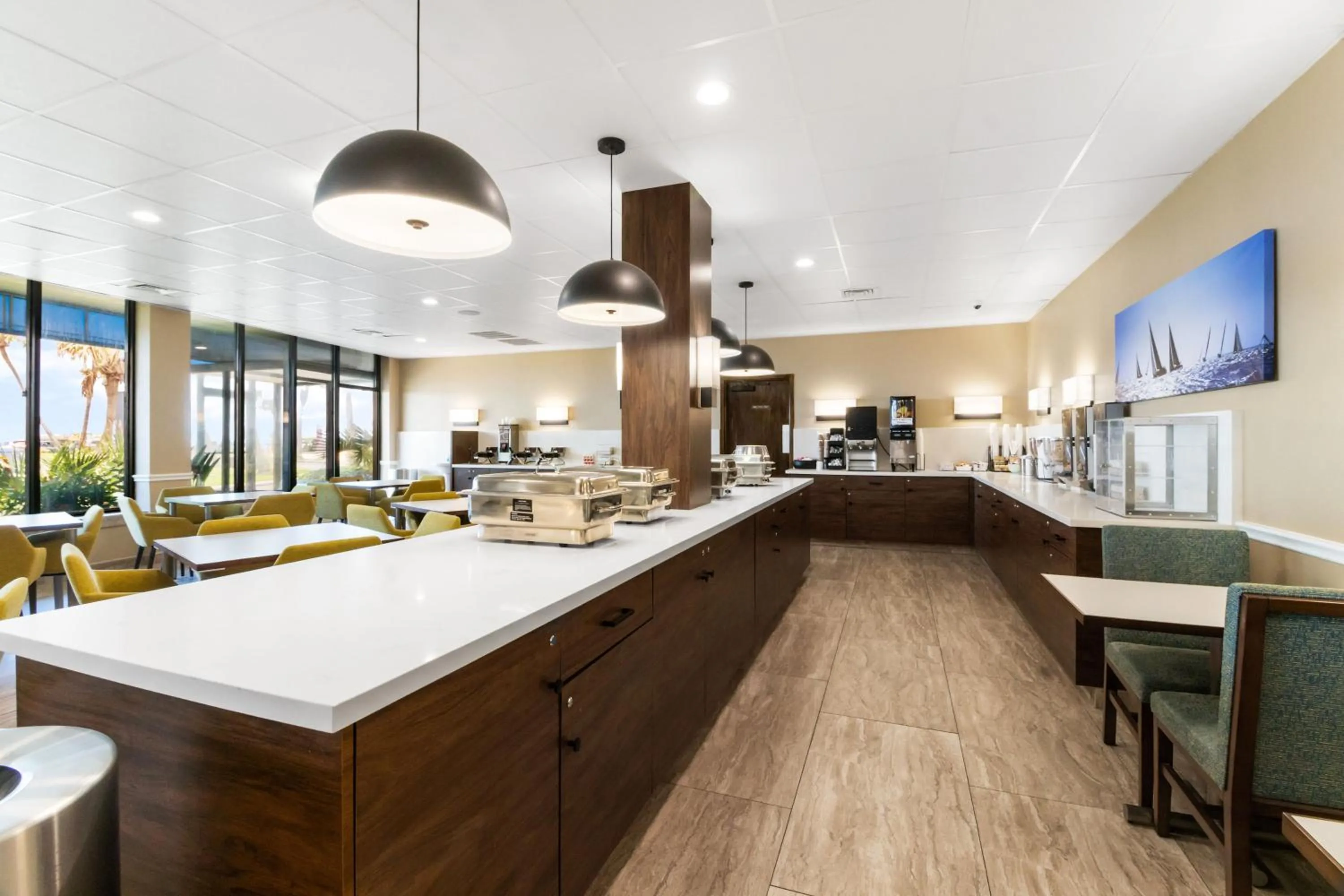 Restaurant/places to eat in Beachfront Palms Hotel Galveston