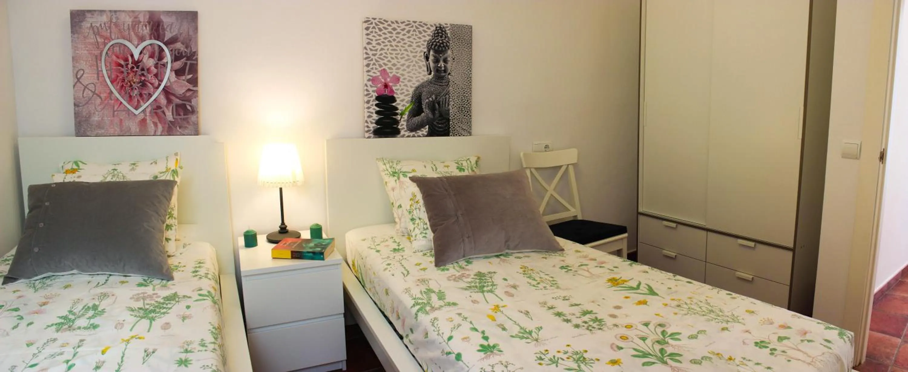 Bed in Sitges Apartment