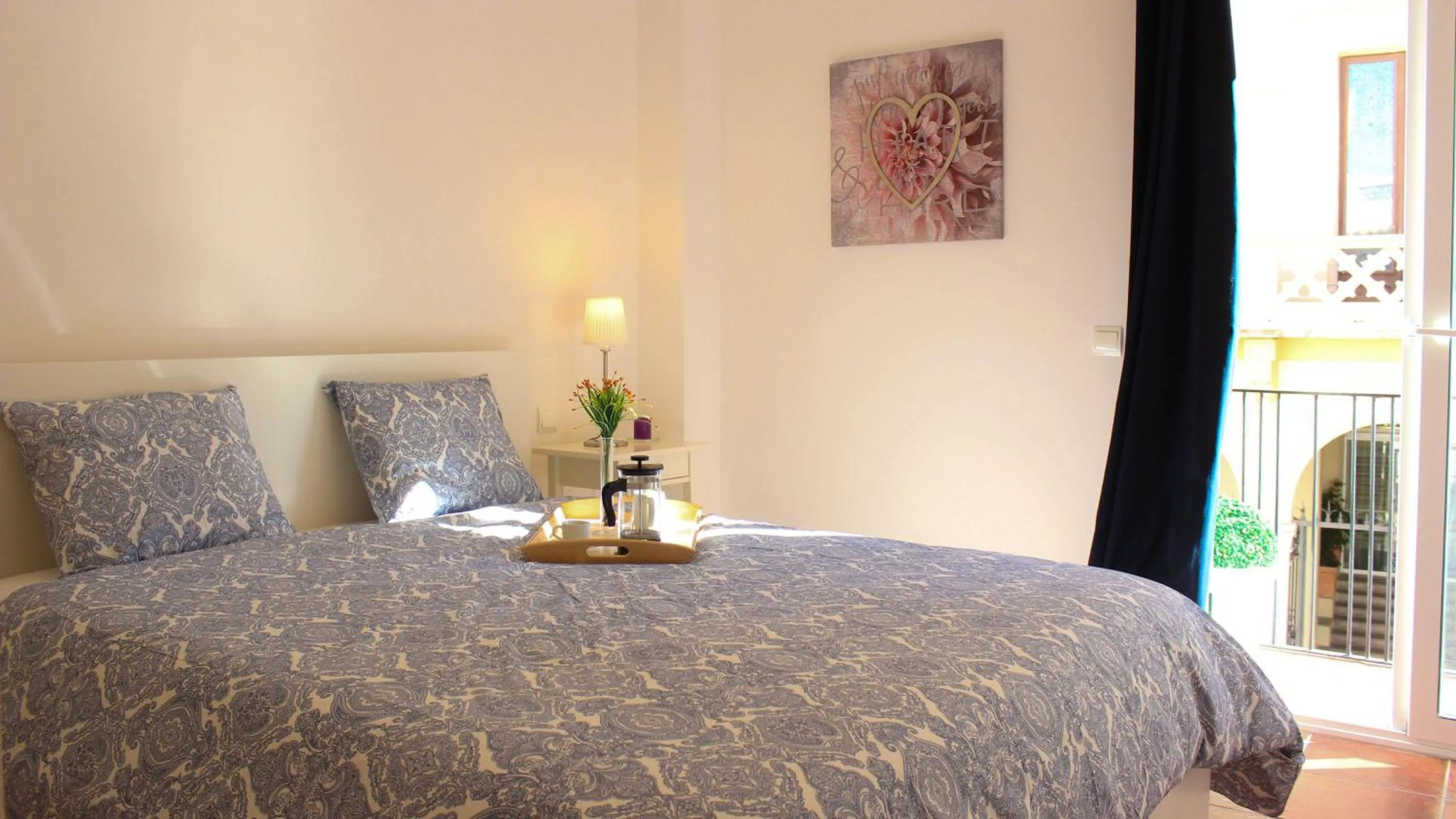 Bed in Sitges Apartment