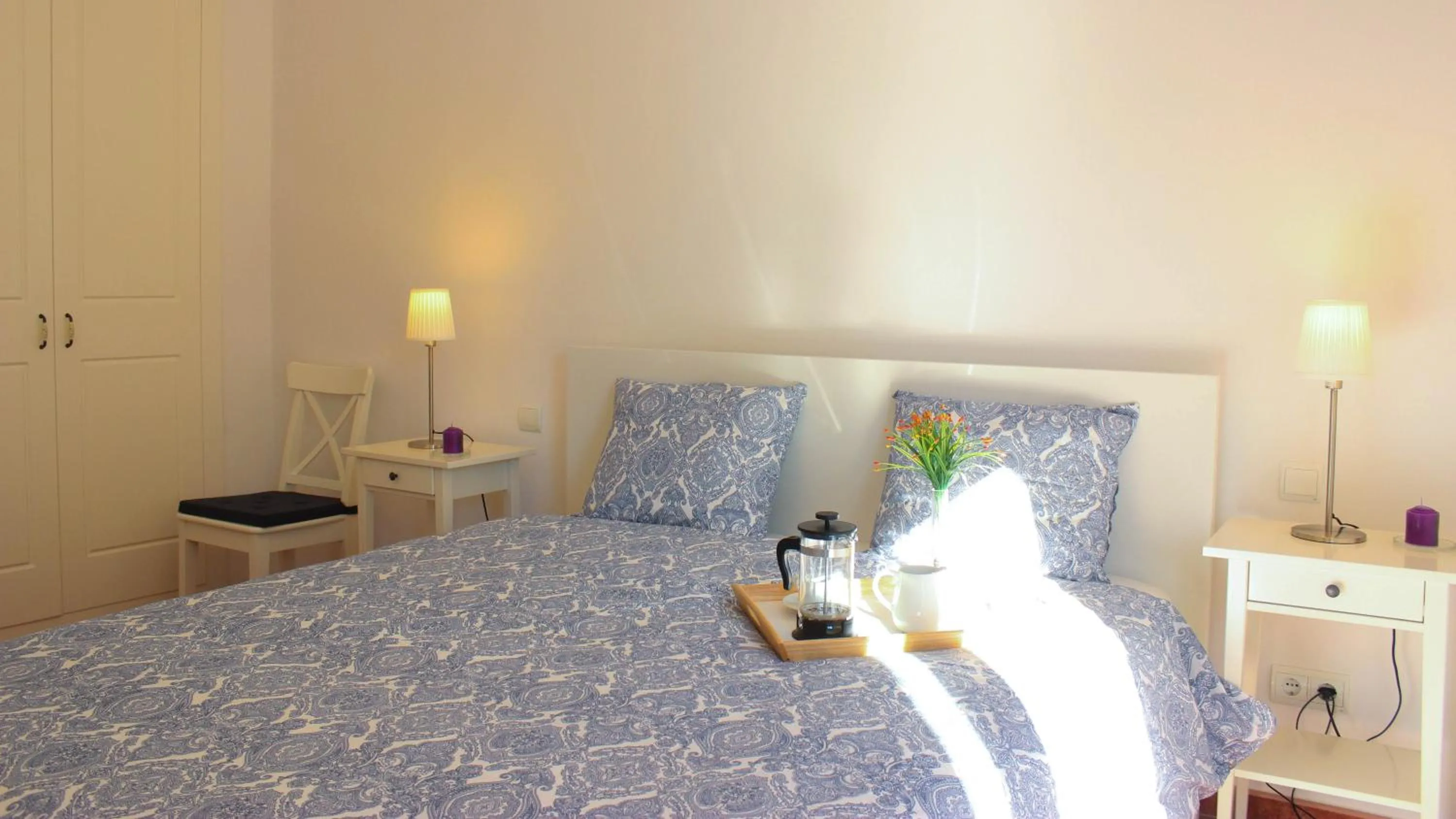 Bed in Sitges Apartment