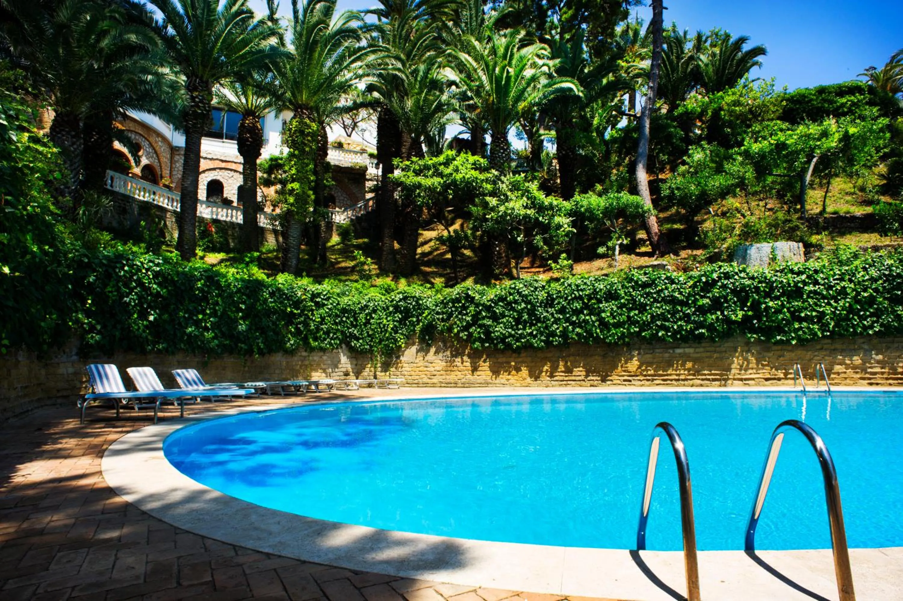 Garden in Grande Albergo Miramare