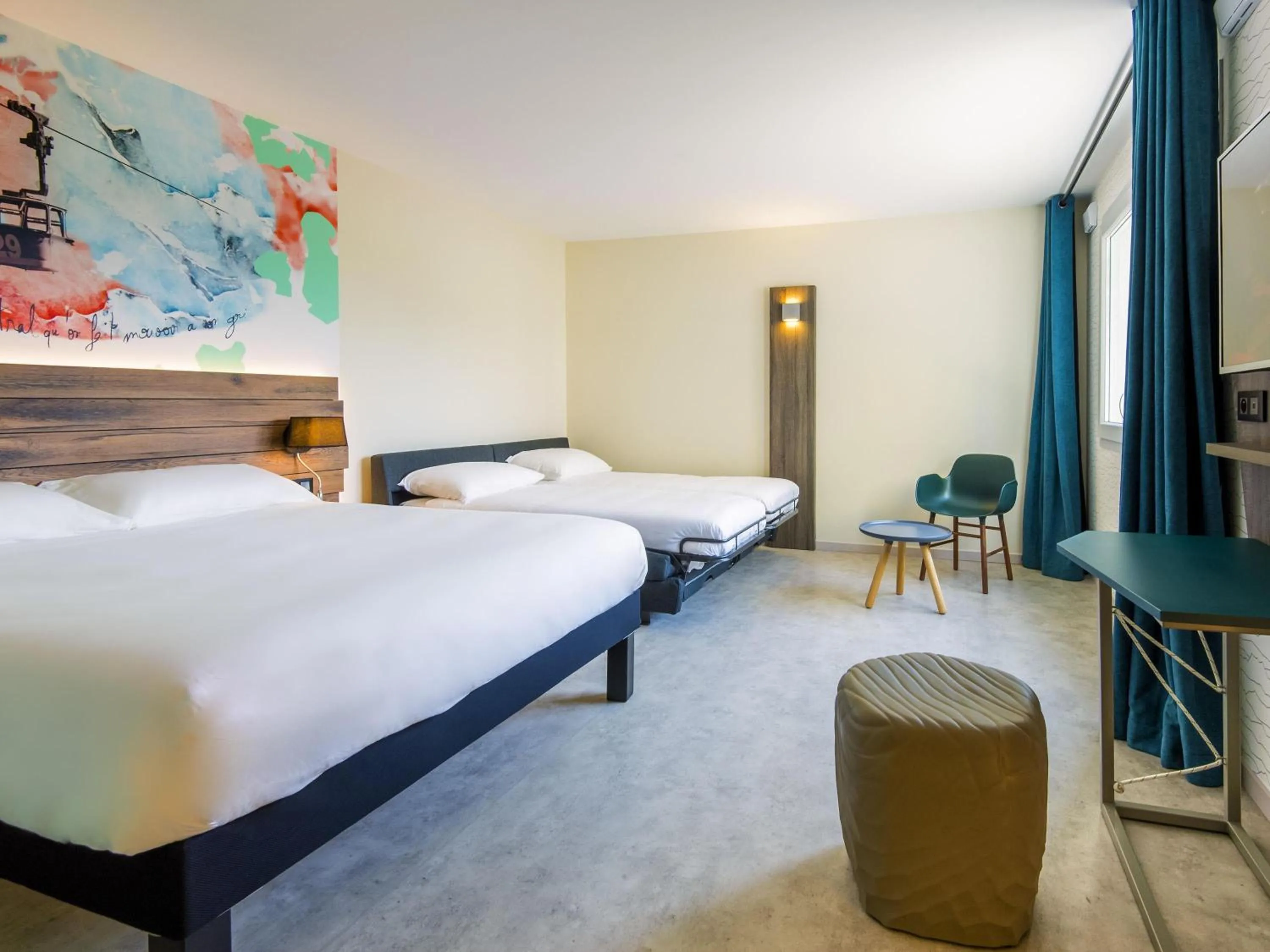 Bedroom, Bed in Ibis Styles Sallanches Pays du Mont-Blanc