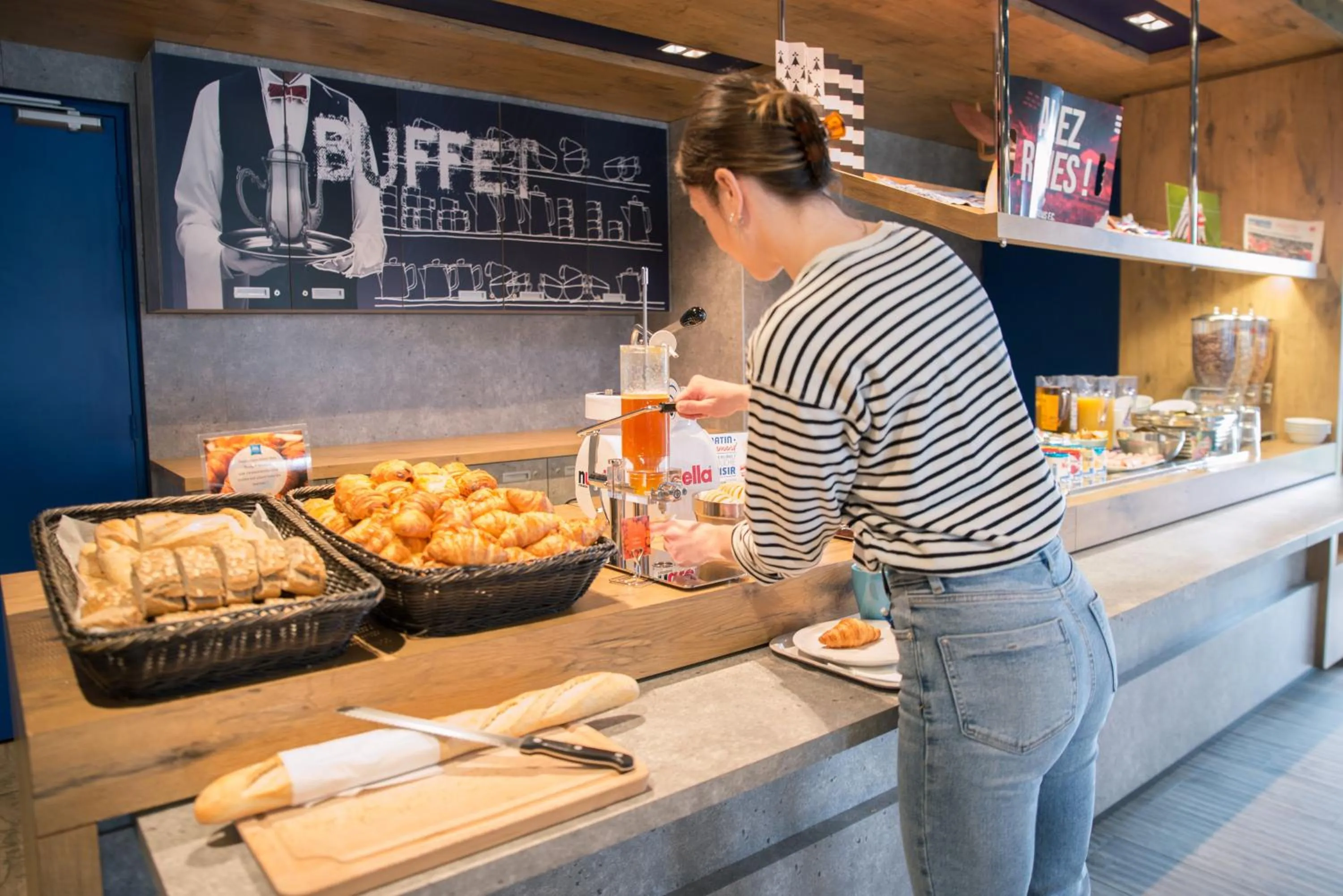 Breakfast in ibis budget Rennes Rte Lorient