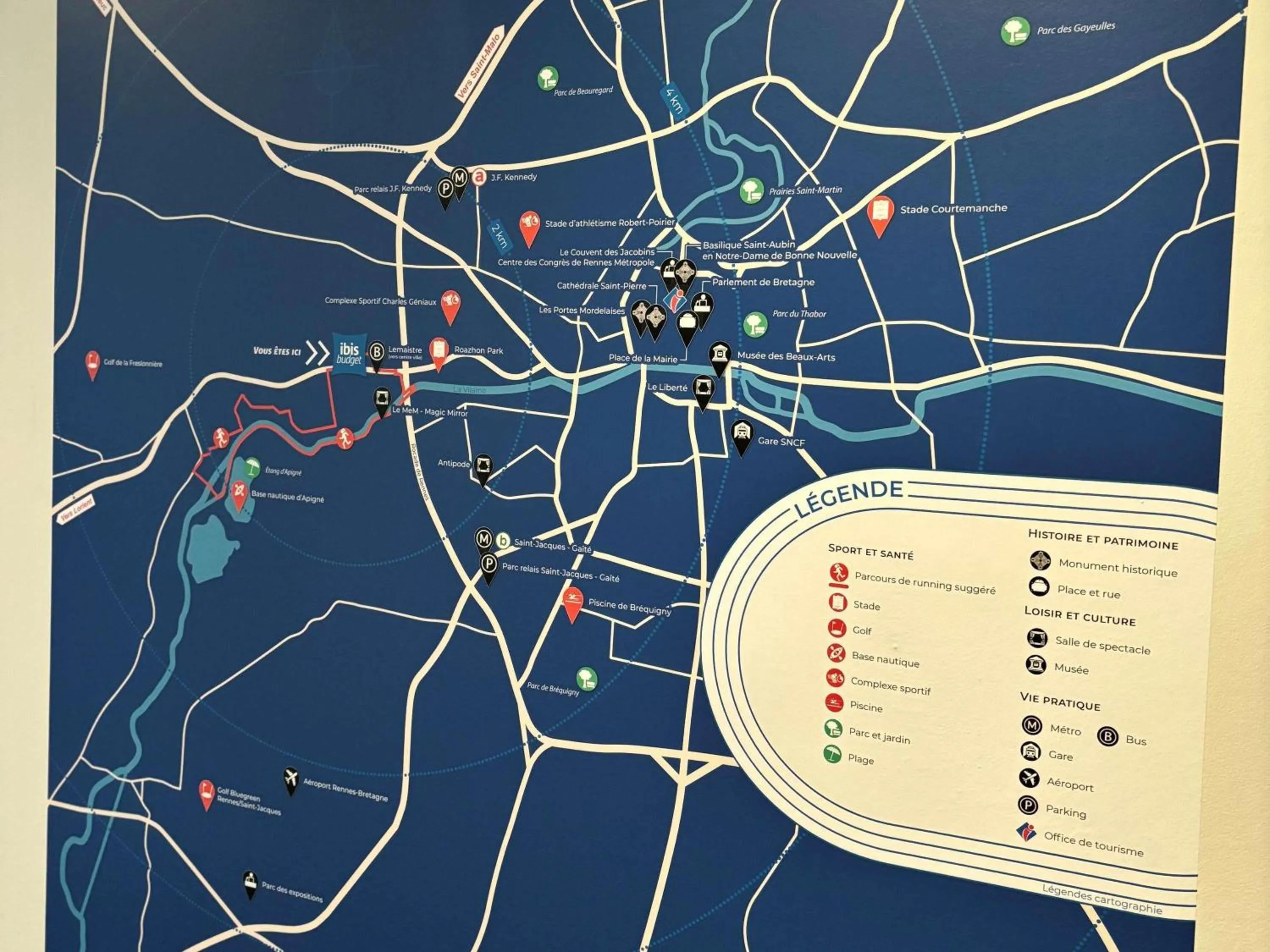 Property building in ibis budget Rennes Rte Lorient