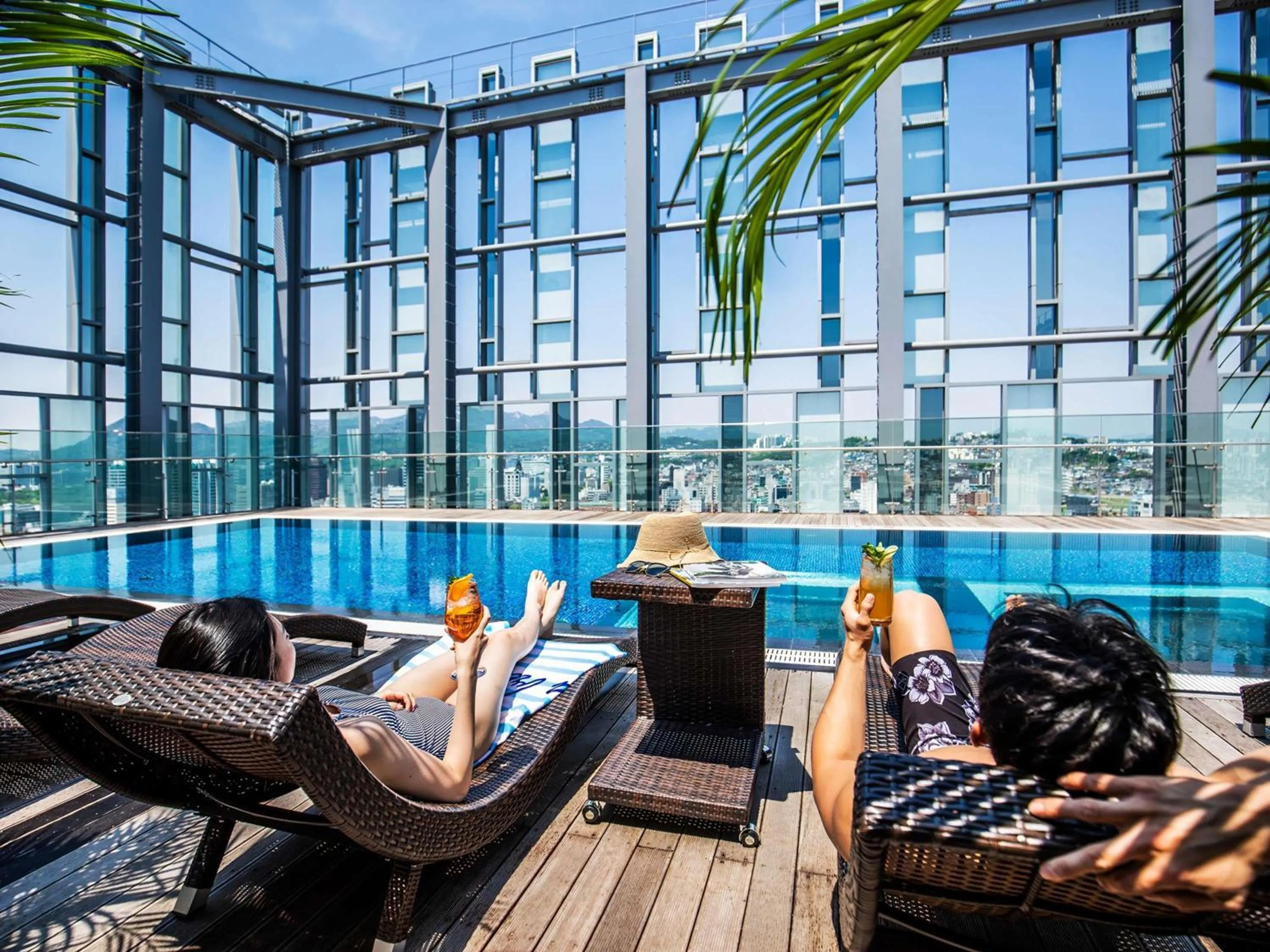 Pool view in Novotel Ambassador Seoul Dongdaemun Hotels & Residences