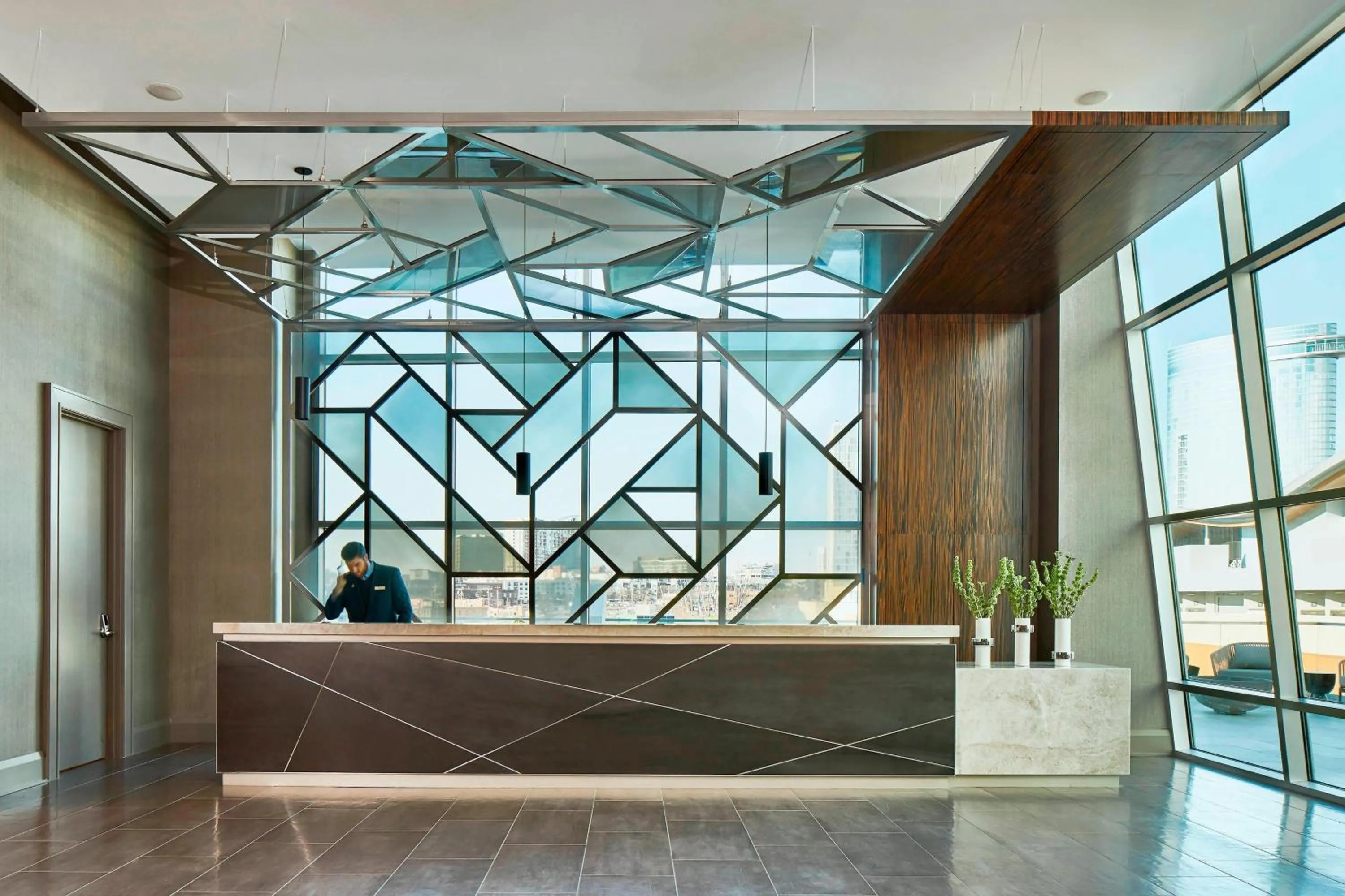 Lobby or reception in AC Hotel Nashville Downtown