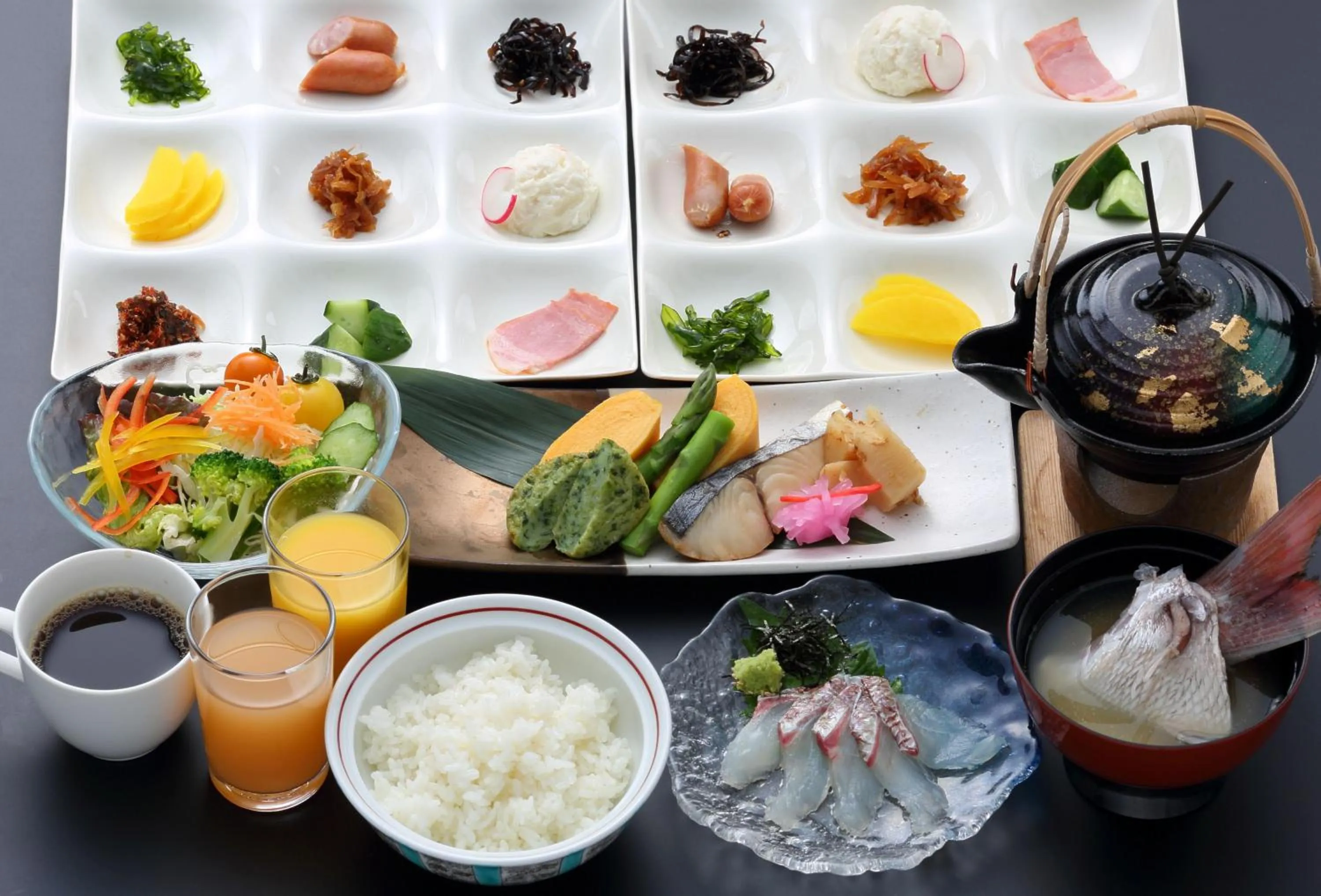 Breakfast in Kokuminshukusha Shodoshima