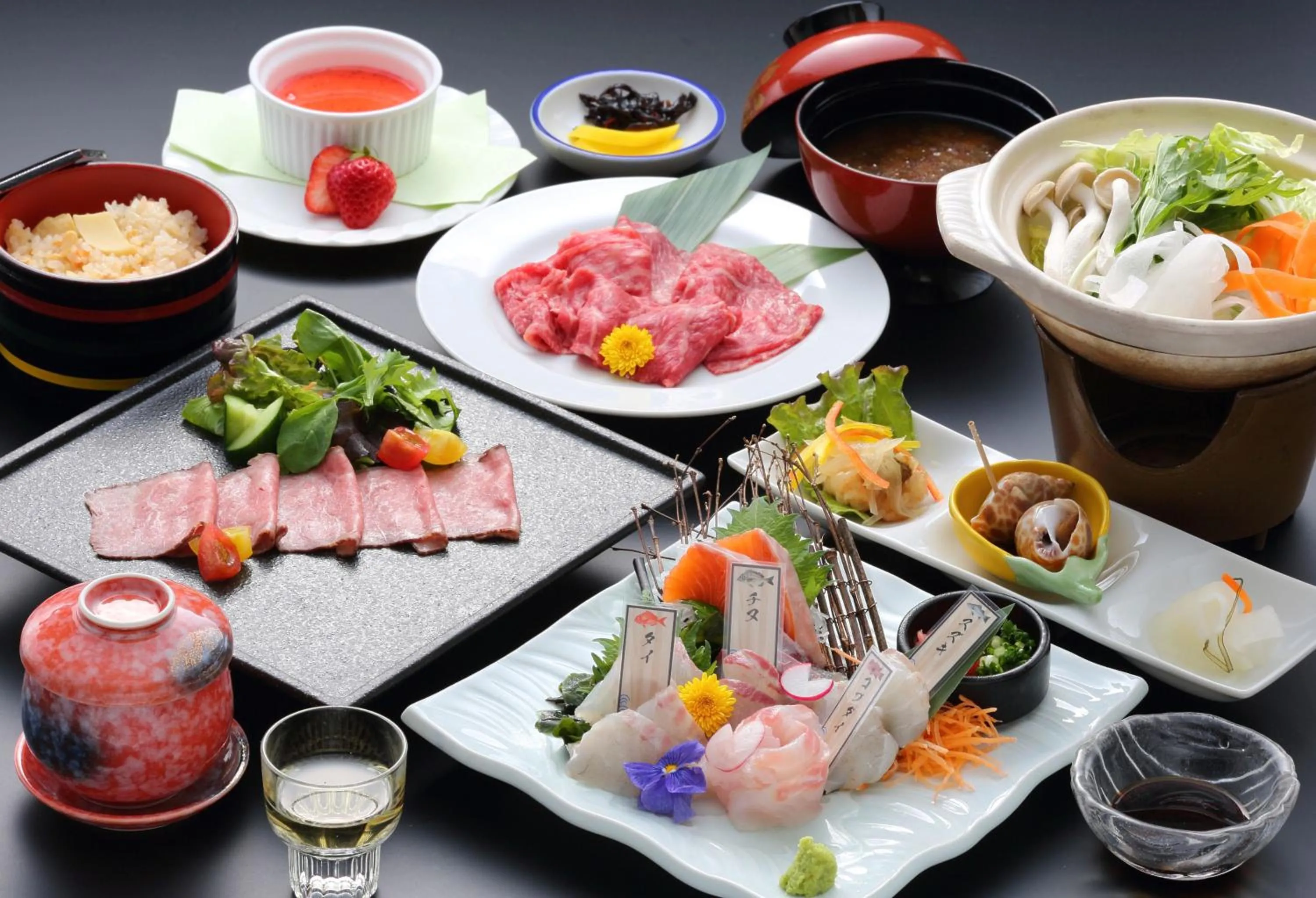 Dinner in Kokuminshukusha Shodoshima